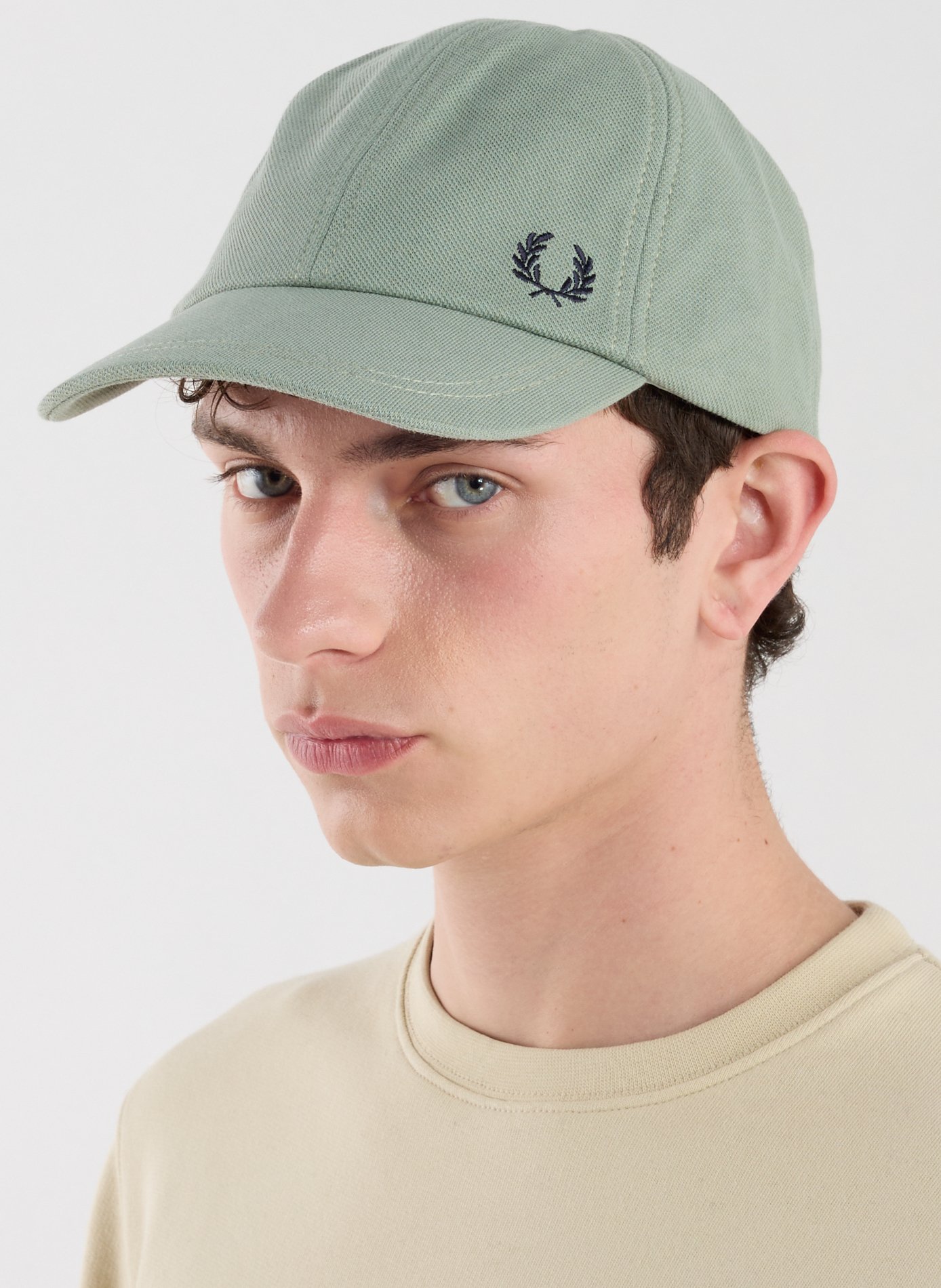 Casquette en coton FRED PERRY Bleu