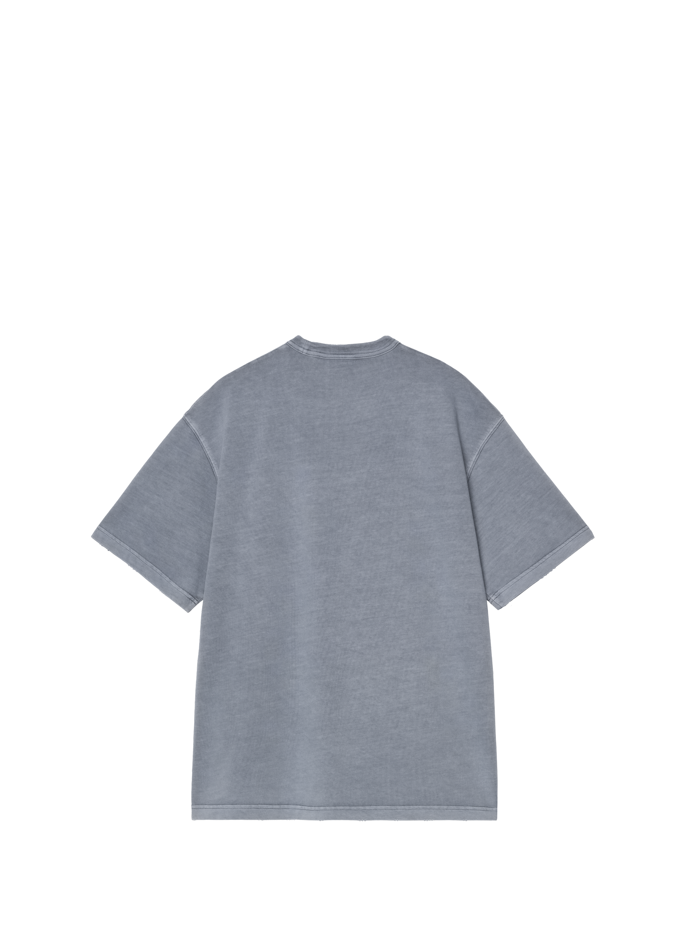 T-shirt uni à col rond en coton CARHARTT WIP Bleu