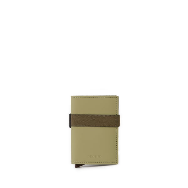 Mini porte-cartes avec élastique en cuir Mini porte-cartes avec élastique en cuir