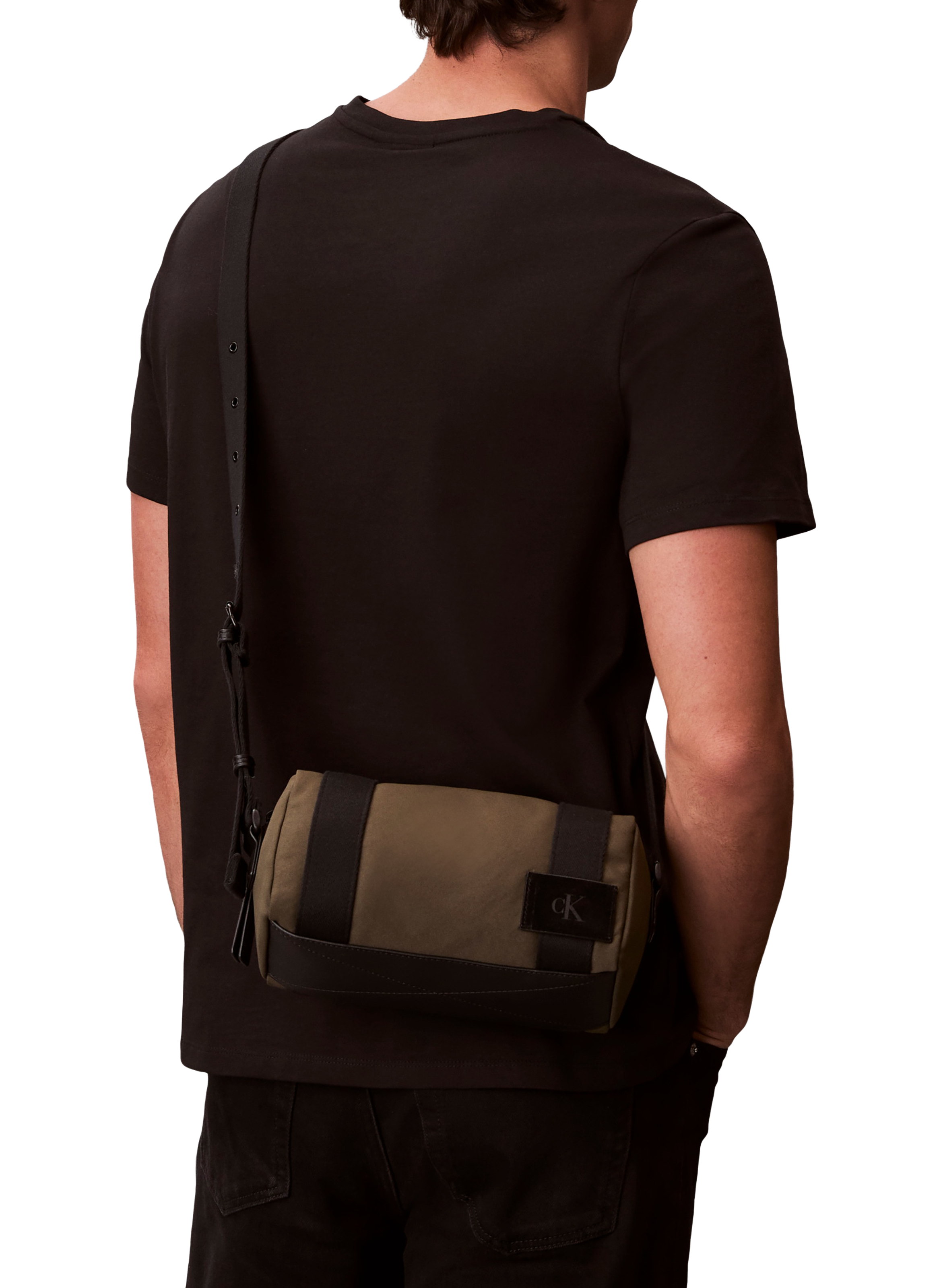Logo shoulder bag CALVIN KLEIN Khaki