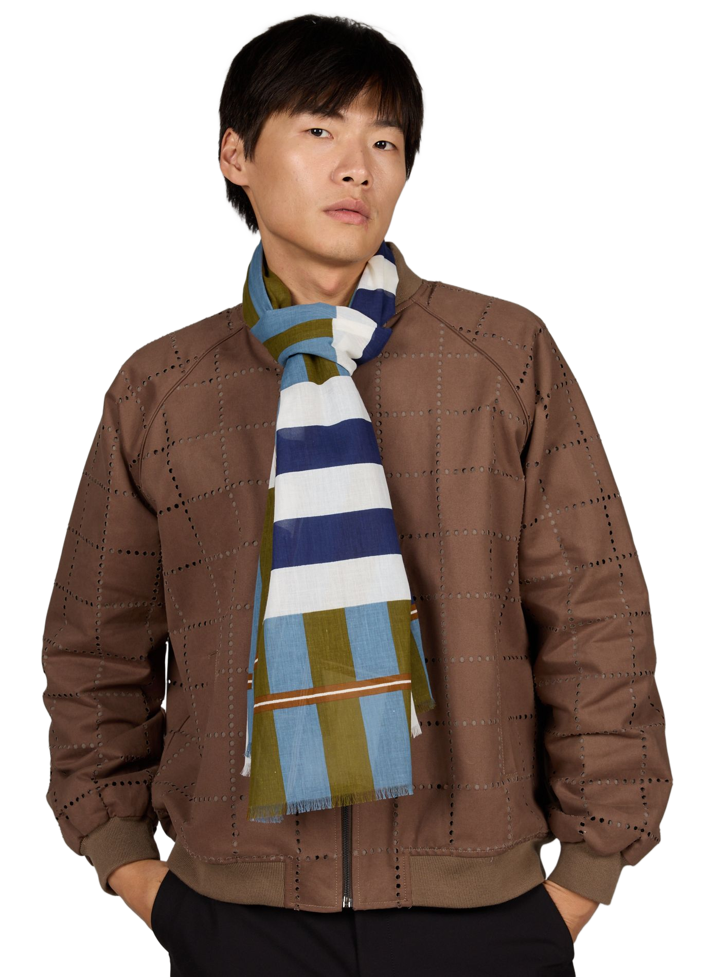 Cotton Scarf MOISMONT Green