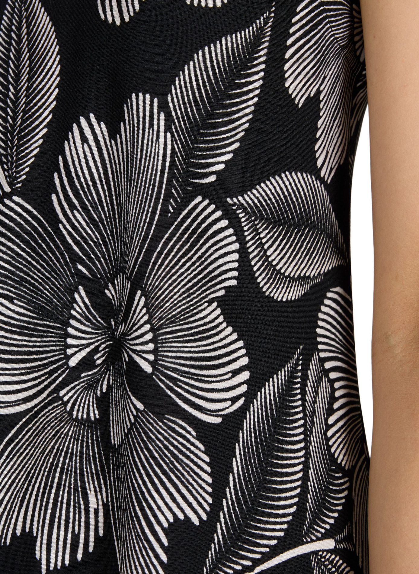 Short beach dress with floral pattern GRAIN DE SABLE Multicolour