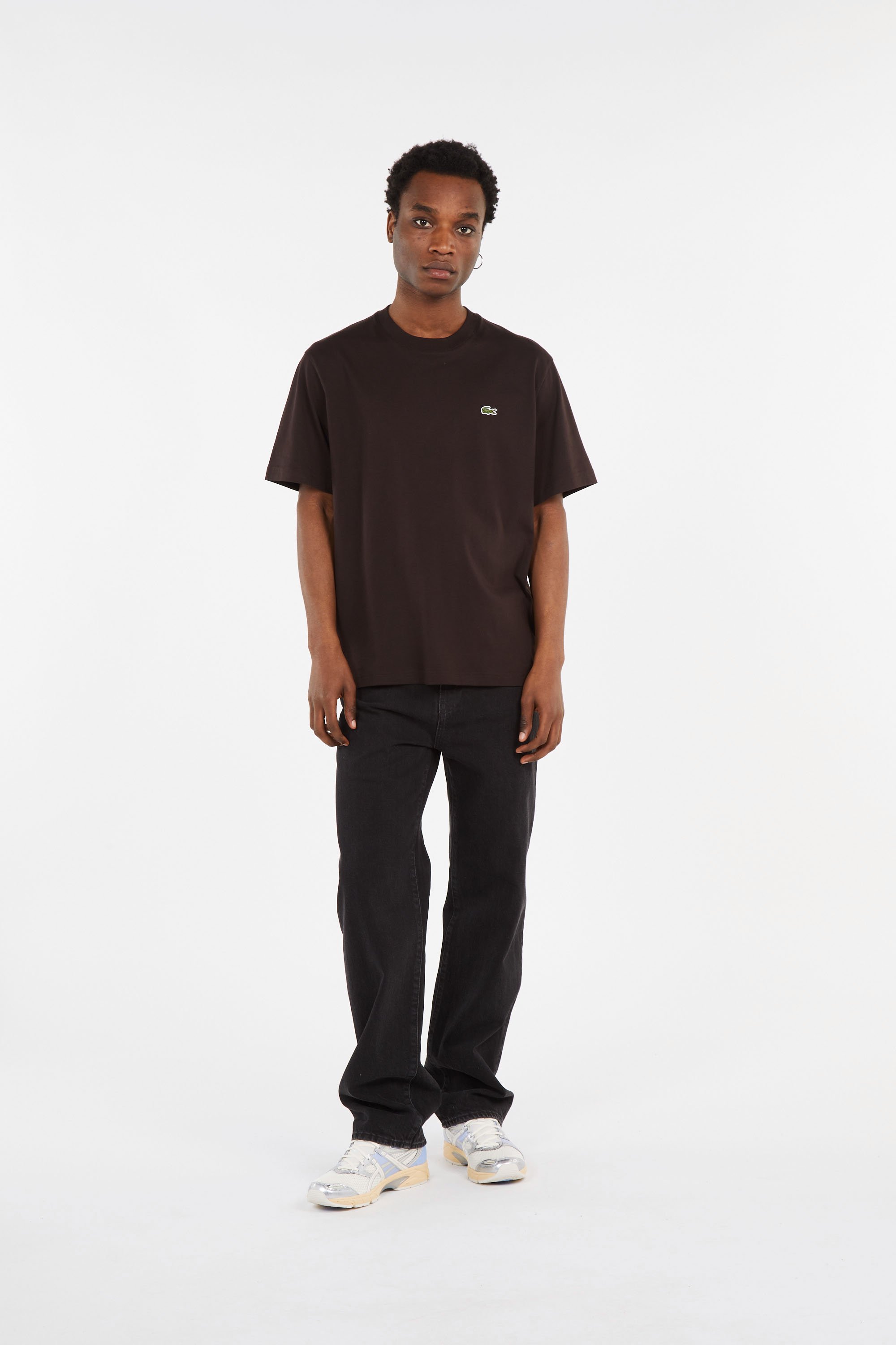 T-shirt LACOSTE Marron