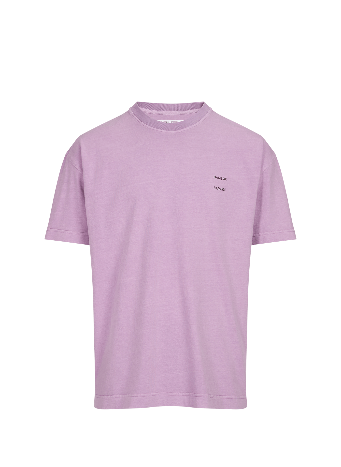 Sajoel logo cotton T-shirt SAMSOE SAMSOE Purple