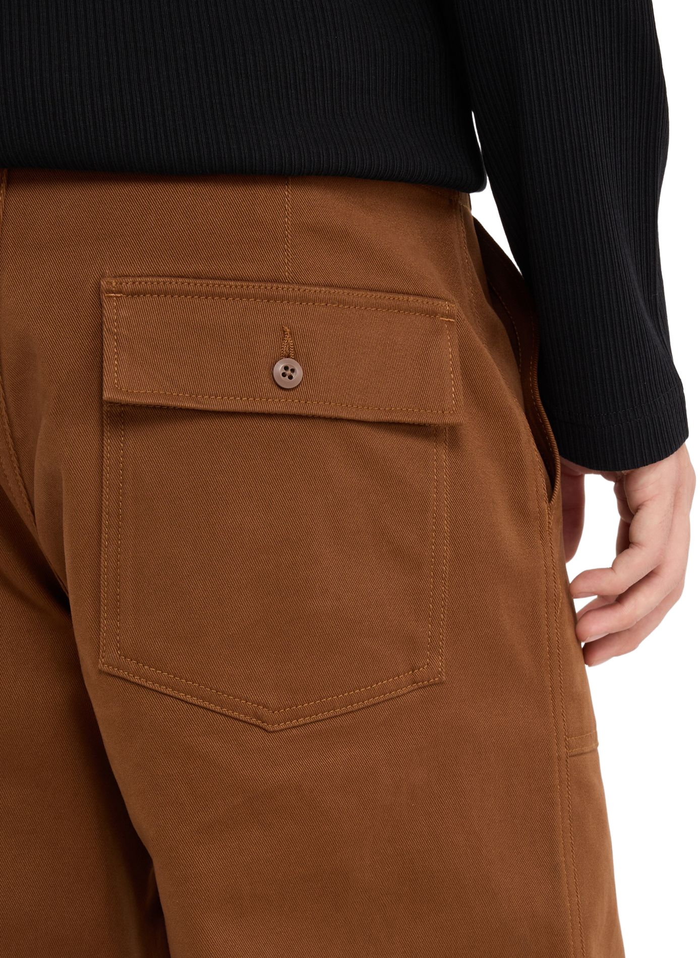 Pantalon large taille haute uni SAISON 1865 Beige
