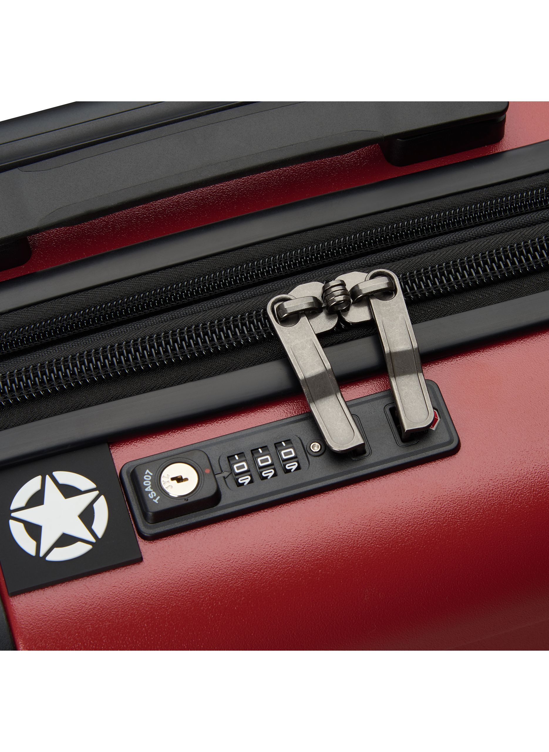 Valise cabine rigide taille s - jh002b | Rouge DELSEY PARIS Homme