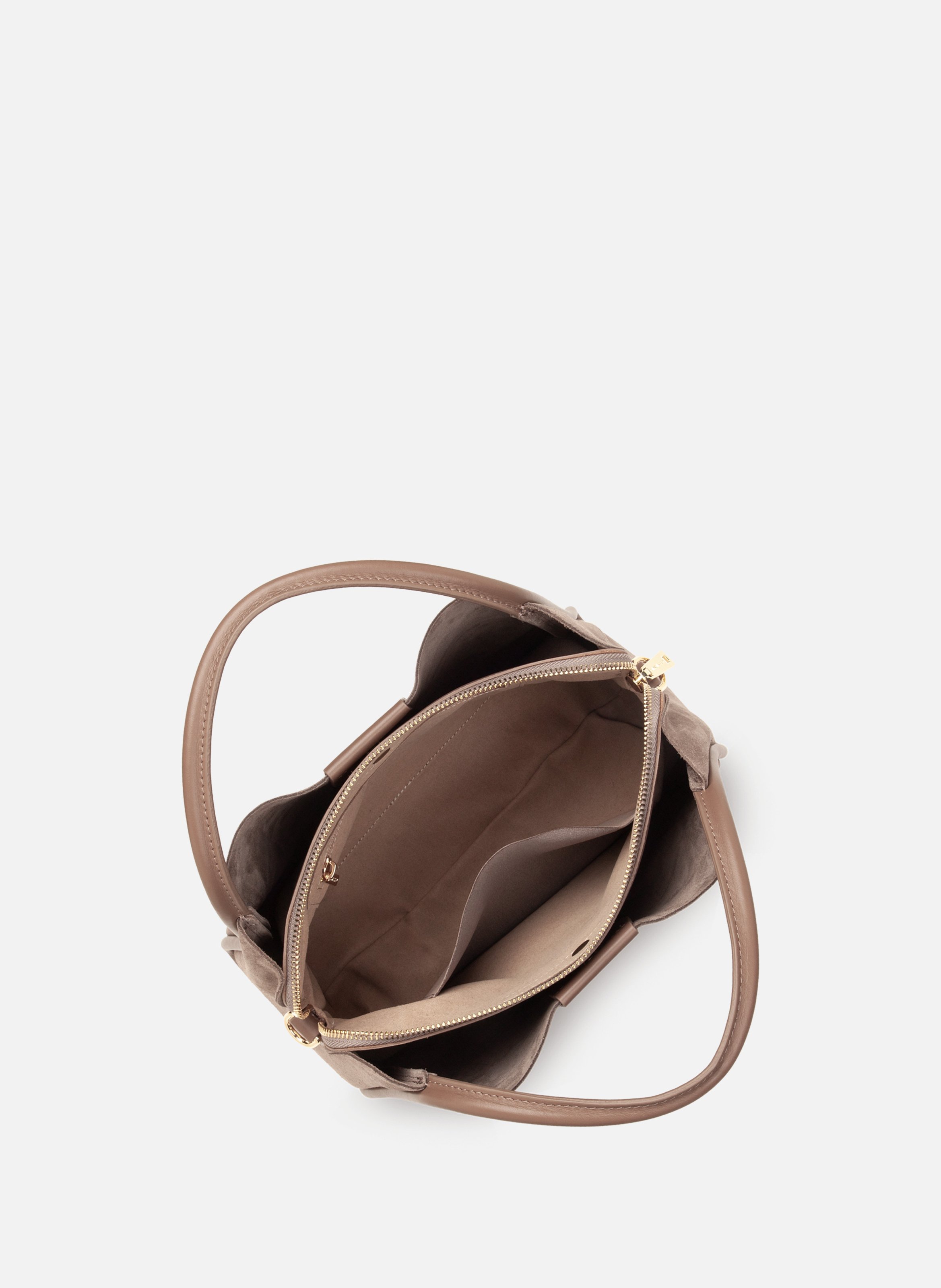 Sac à main - suède ida LANCASTER Marron