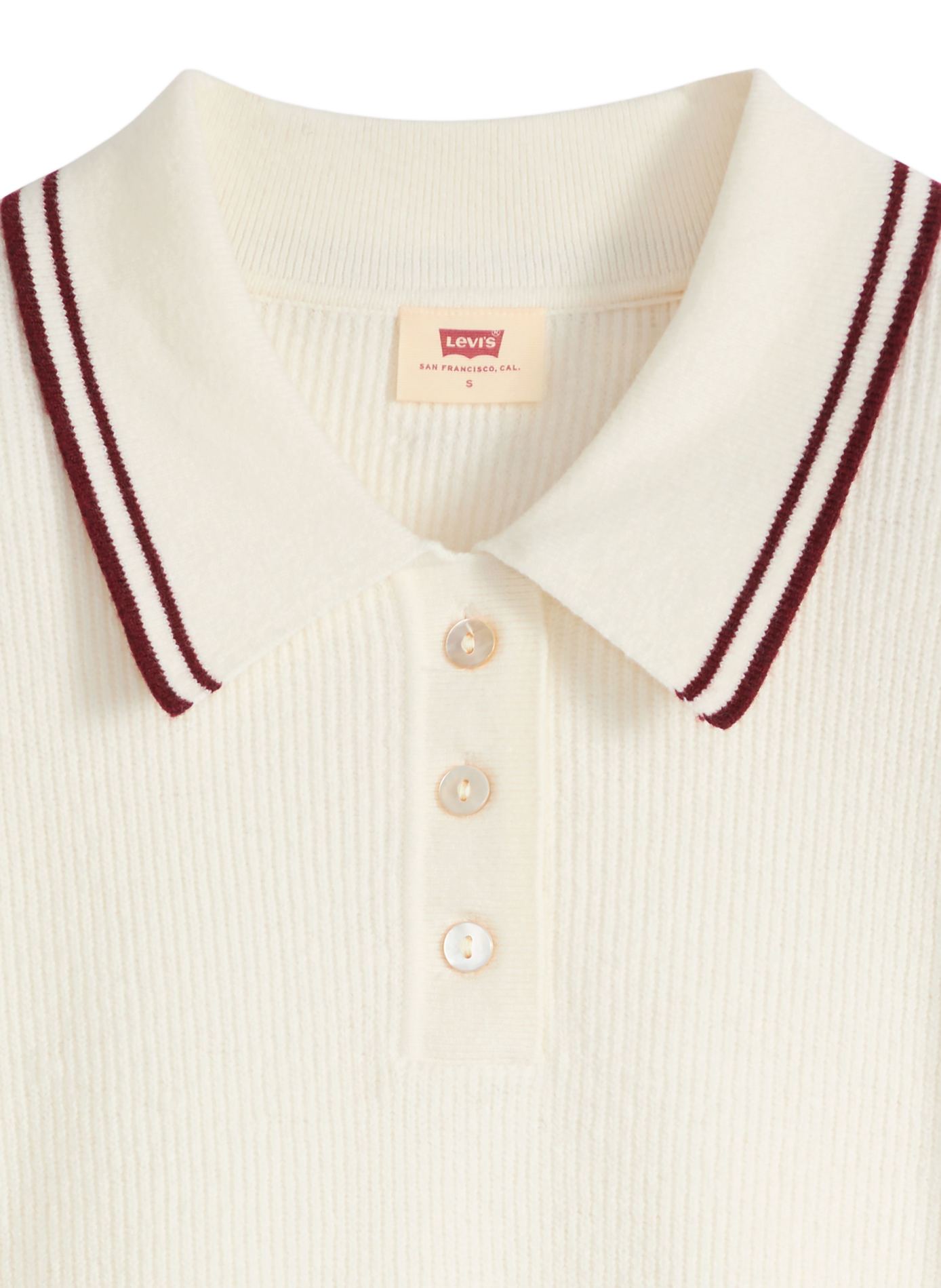 Short-sleeved Supersoft Summer polo in blended cotton LEVI'S White