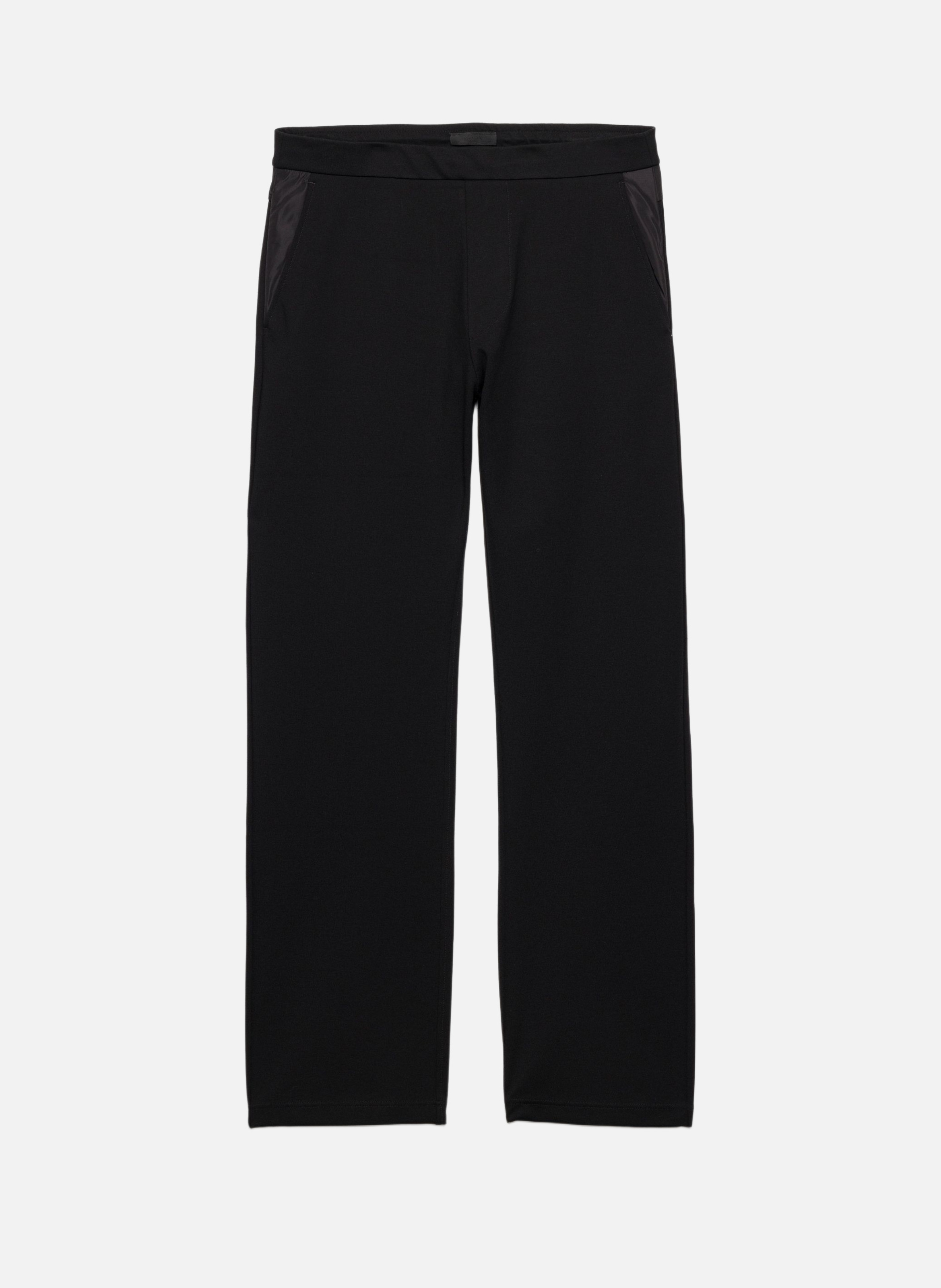 Pantalon en molleton avec détails en re-nylon PRADA Noir