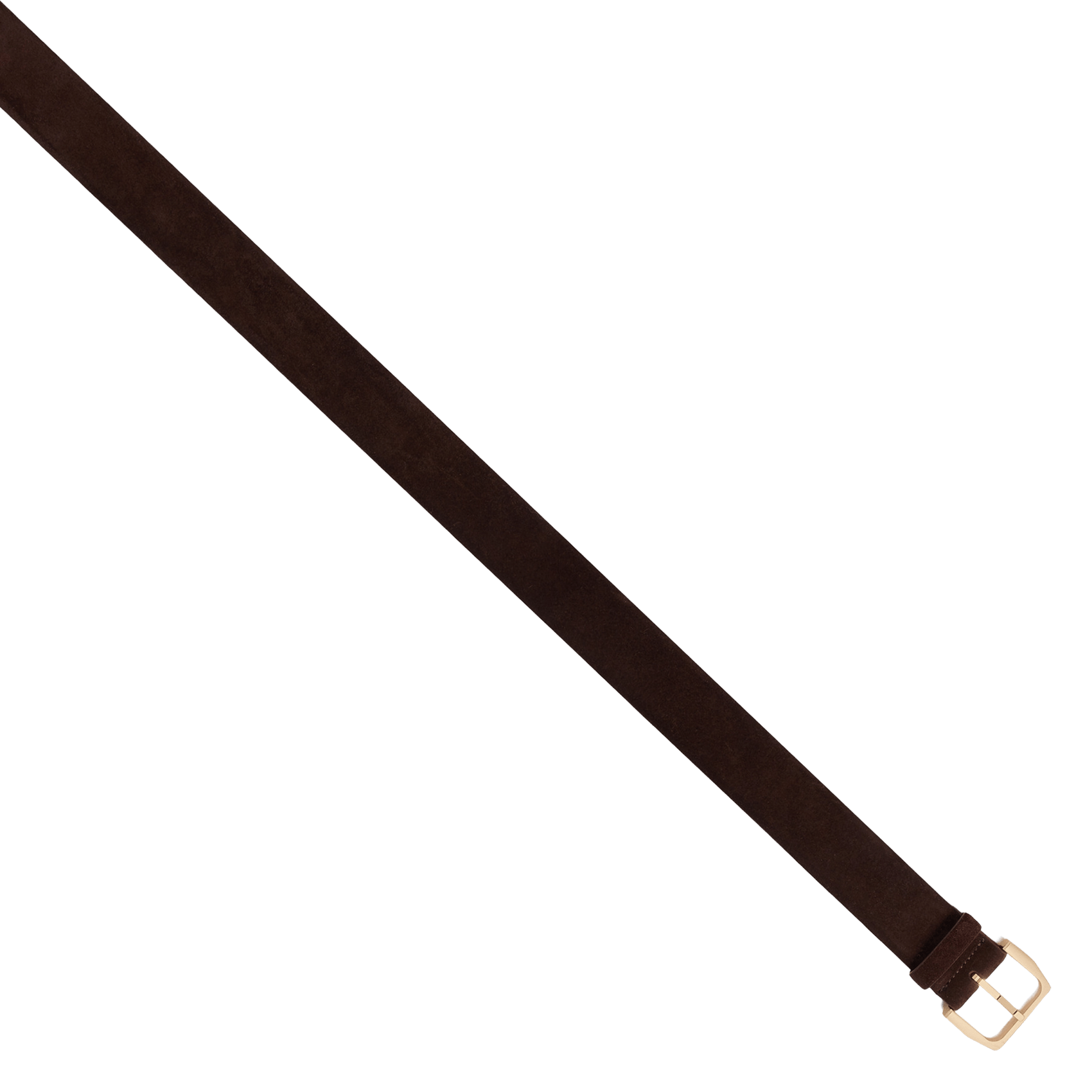 Ceinture large en cuir suède SANDRO Marron