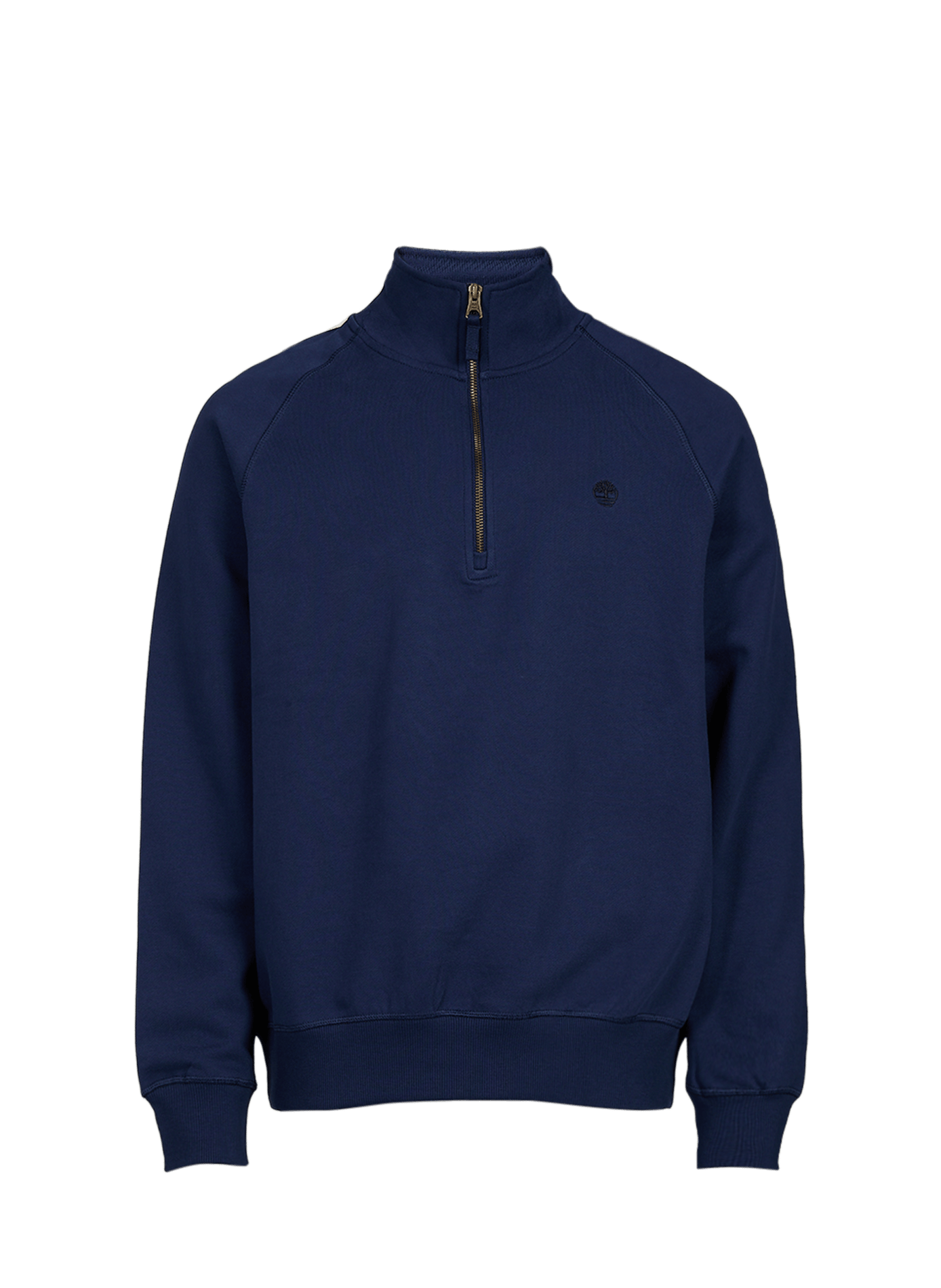 Pull droit à col montant en coton TIMBERLAND Bleu