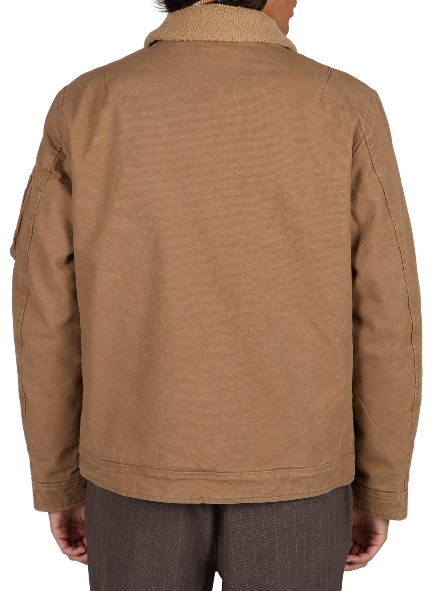 Grayton straight cotton jacket BOMBERS ORIGINAL Brown