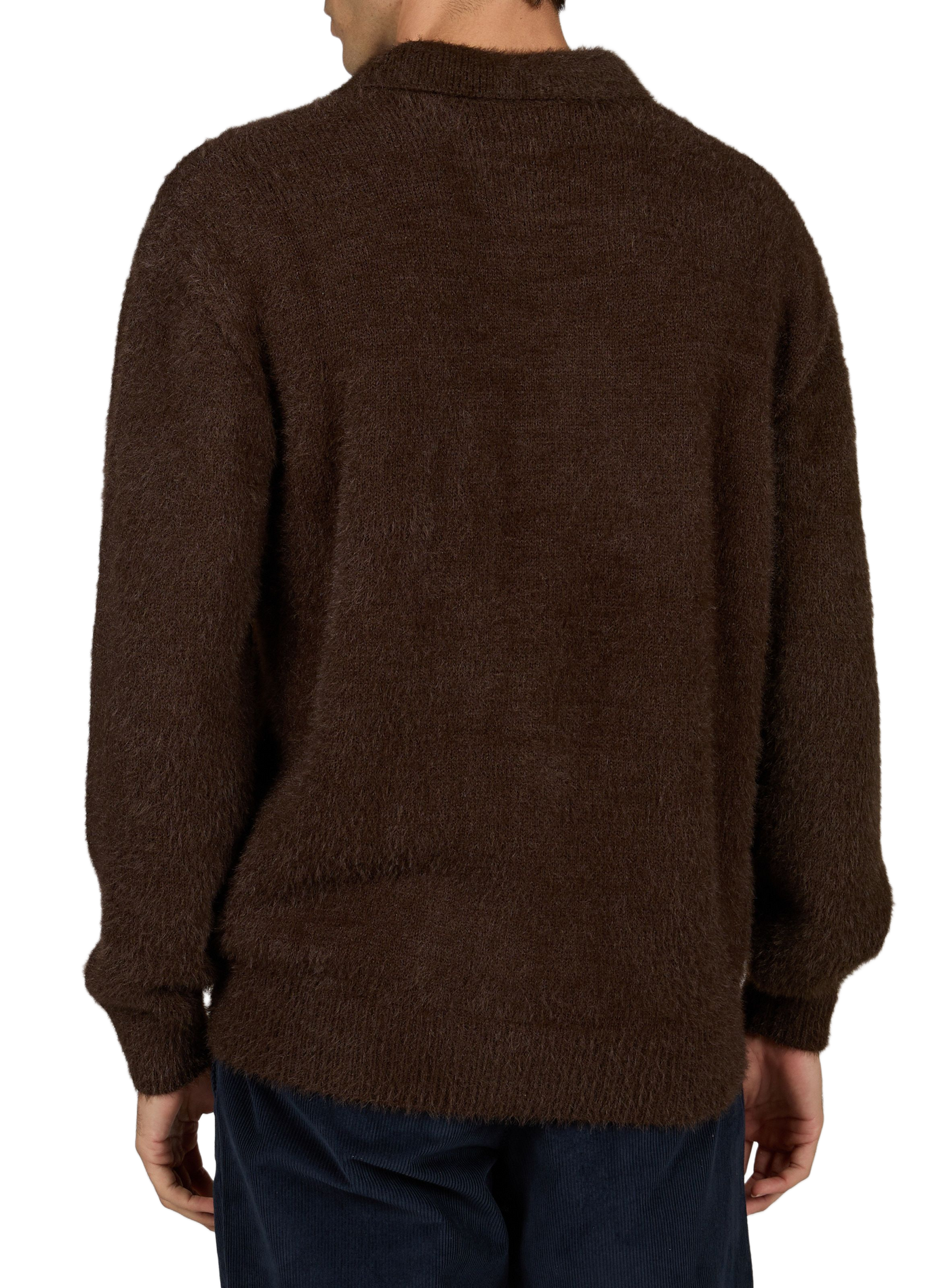Rechtvallend vest met lange mouwen FARAH Bruin
