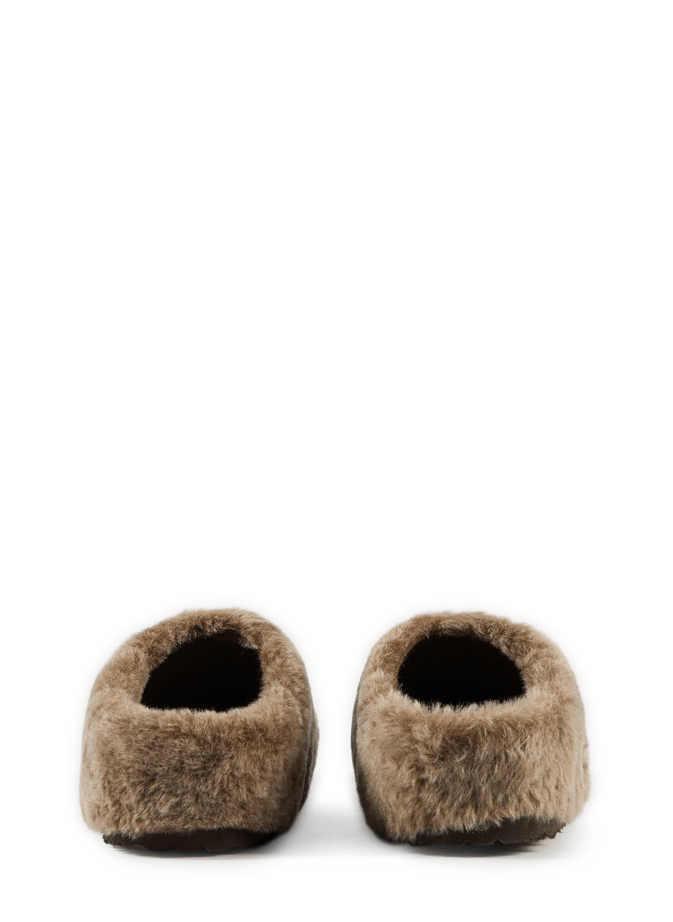 Zapatillas de estar por casa de pelo BIRKENSTOCK Beige