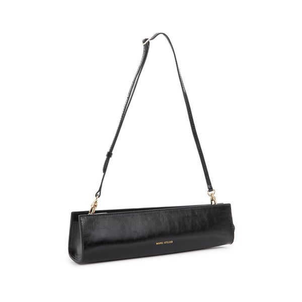 Sac baguette en cuir verni