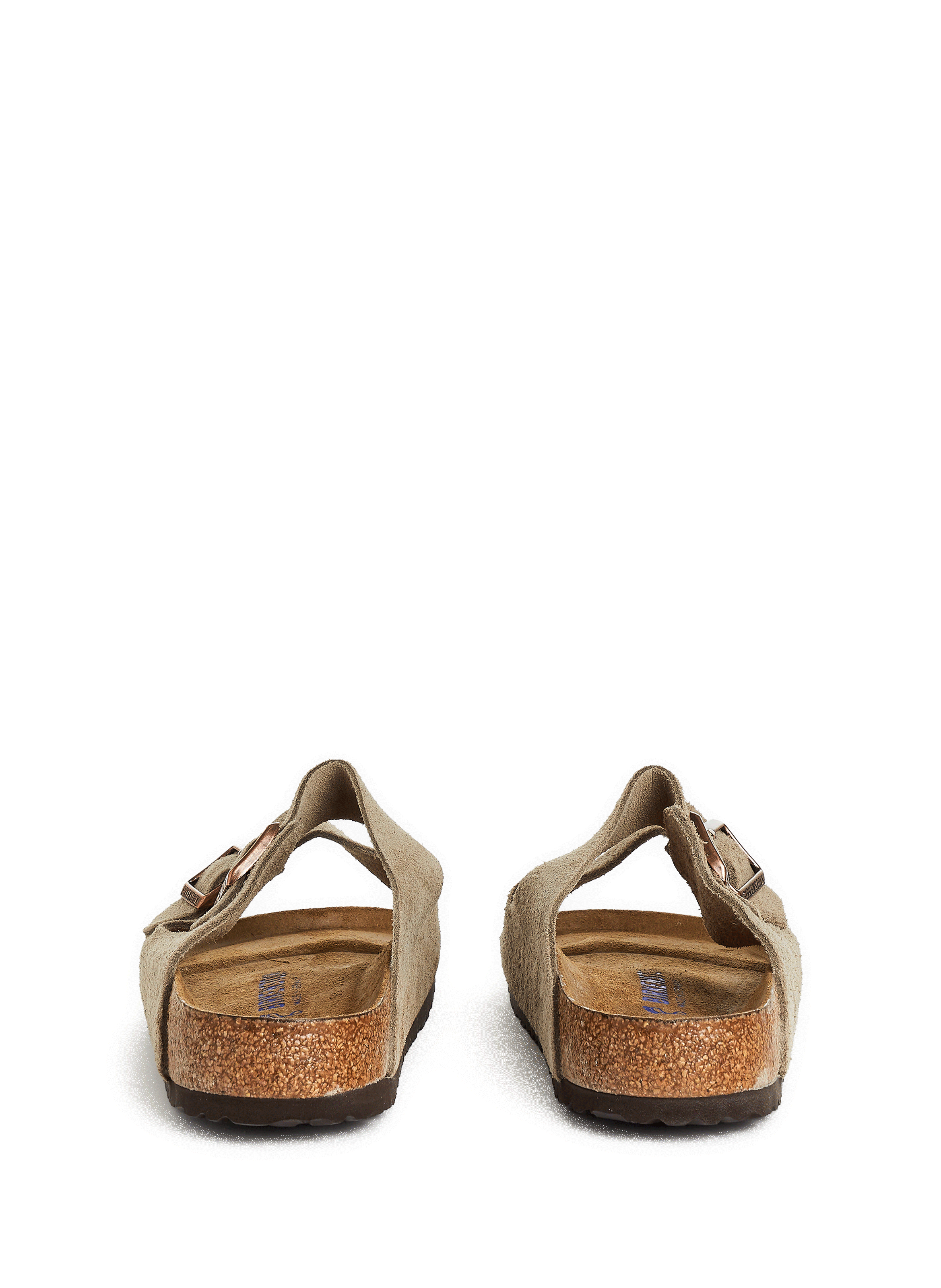 Arizona suede leather sandals BIRKENSTOCK Beige