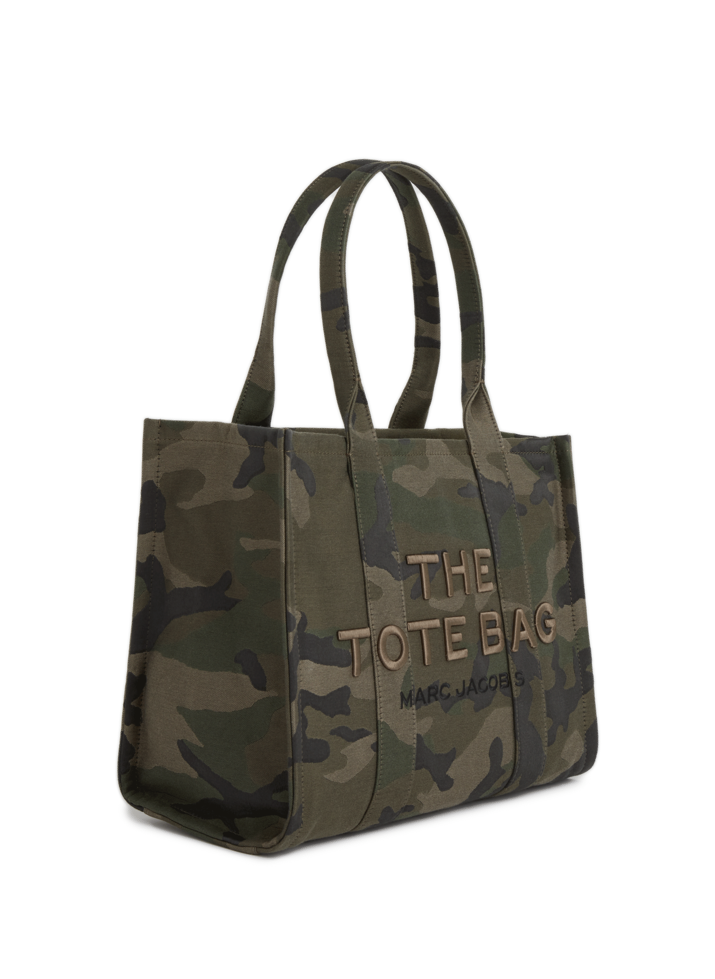 Sac cabas The Camo Jacquard Large Tote Bag MARC JACOBS Vert