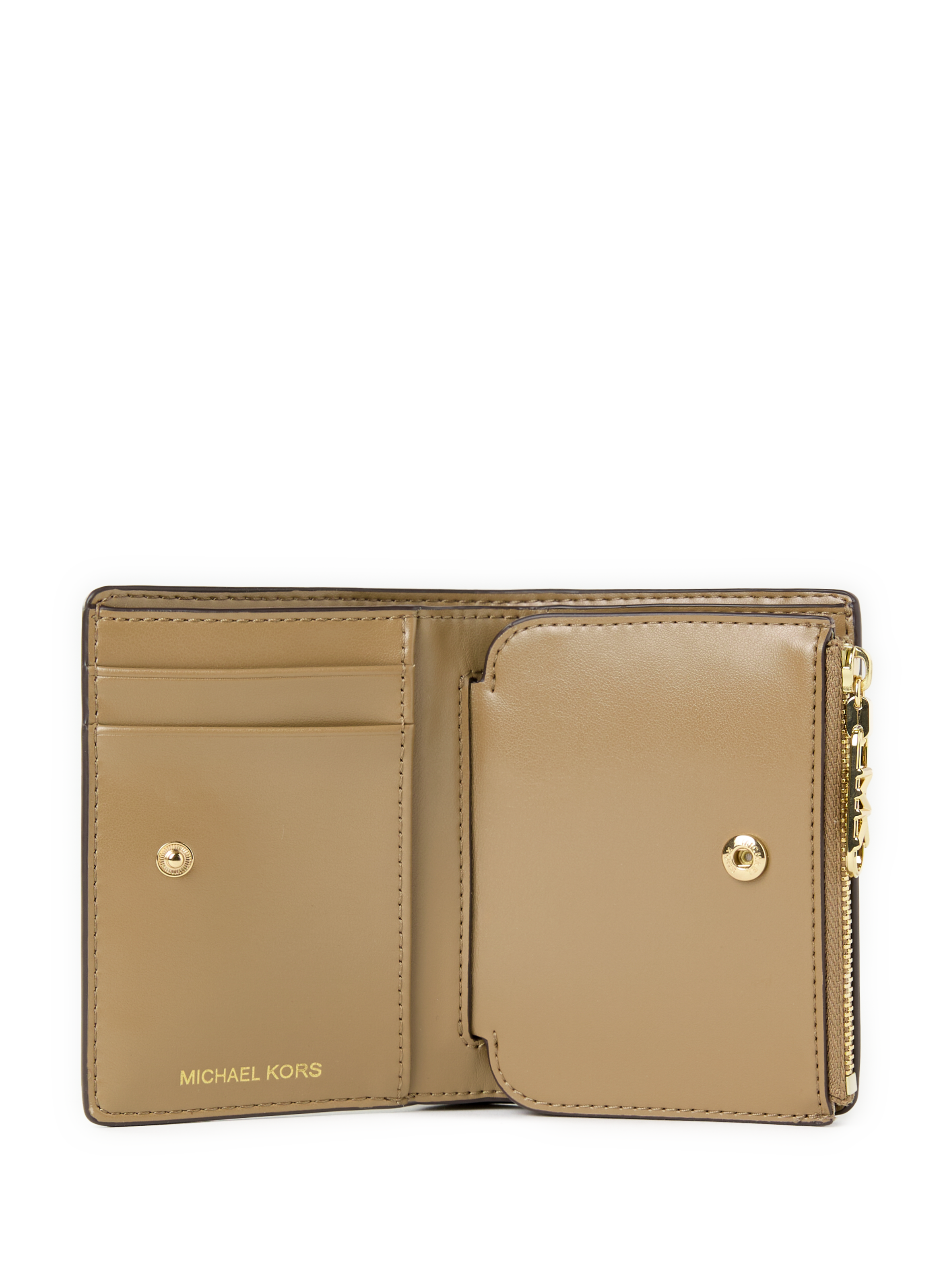 Portefeuille Empire en cuir MICHAEL KORS Marron