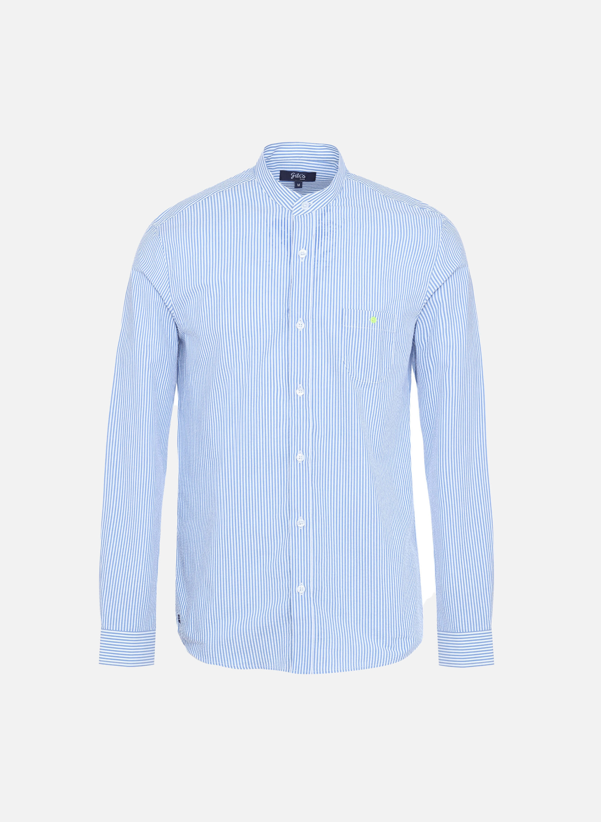 Chemise  en coton seersucker GILI'S Bleu