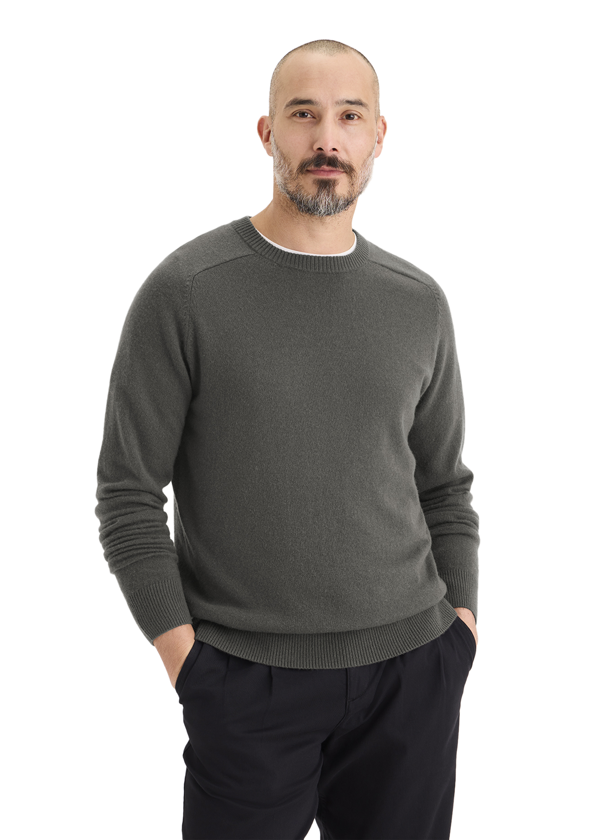 DOCKERS Wool and cashmere Jumper Khaki
