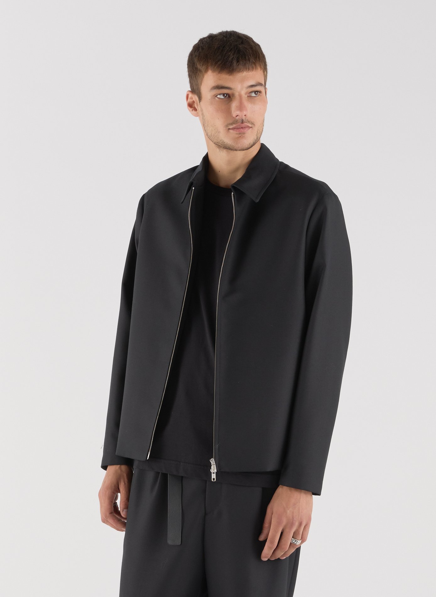 Blouson léger Good en laine SAISON 1865 Noir