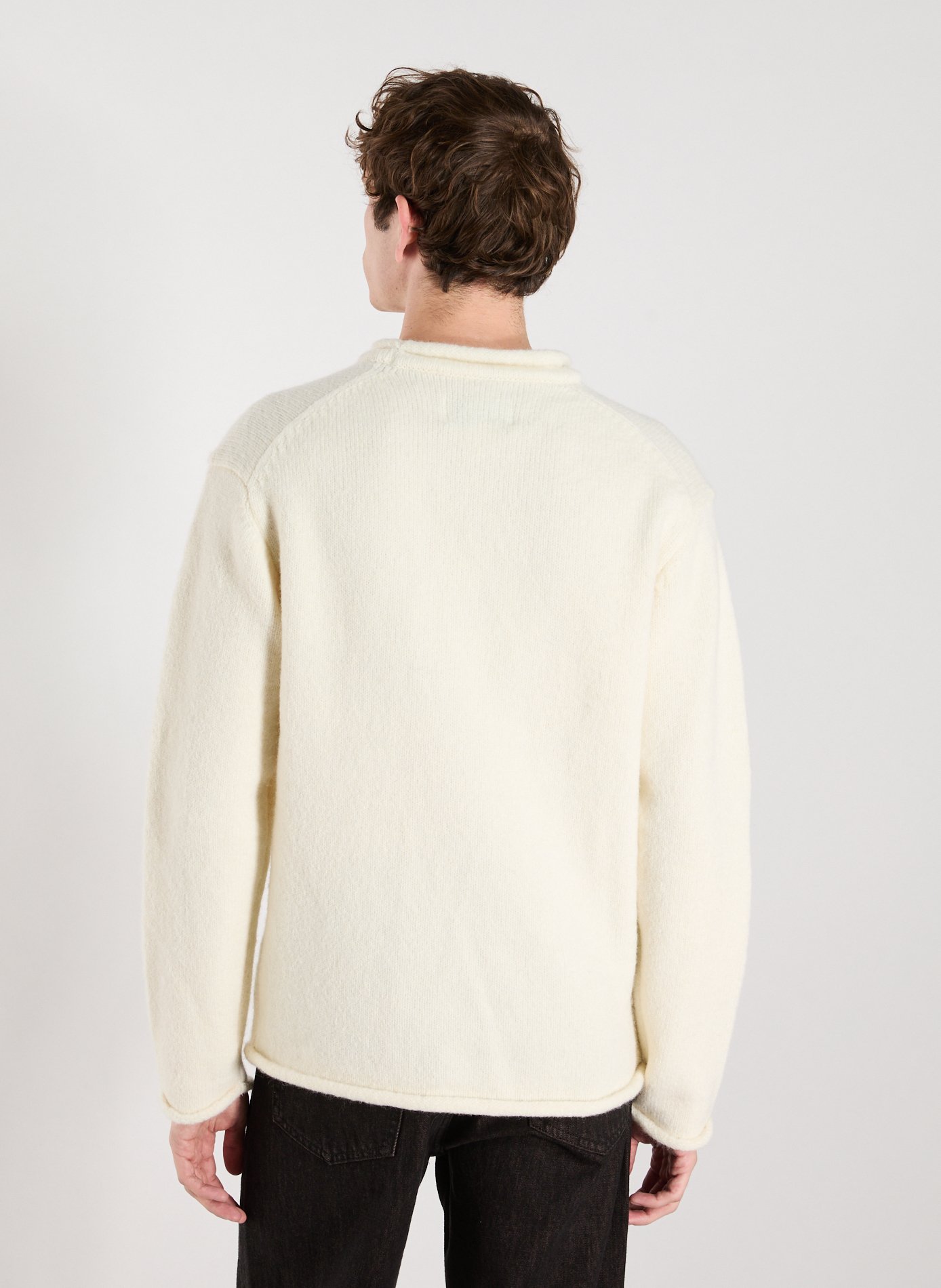 Wool-blend round-neck jumper MERELY MADE Beige