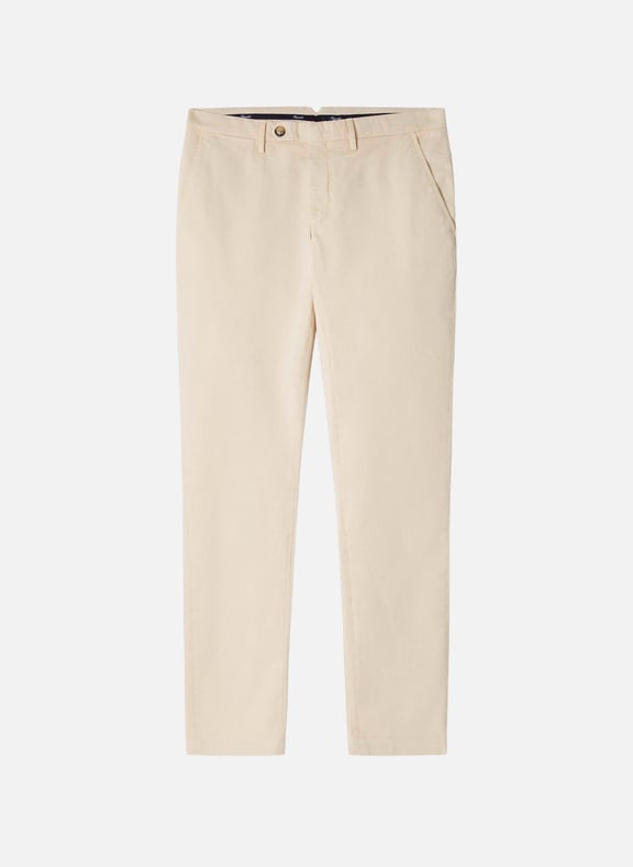 Cotton and linen chino trousers FACONNABLE Cotton and linen chino trousers FACONNABLE