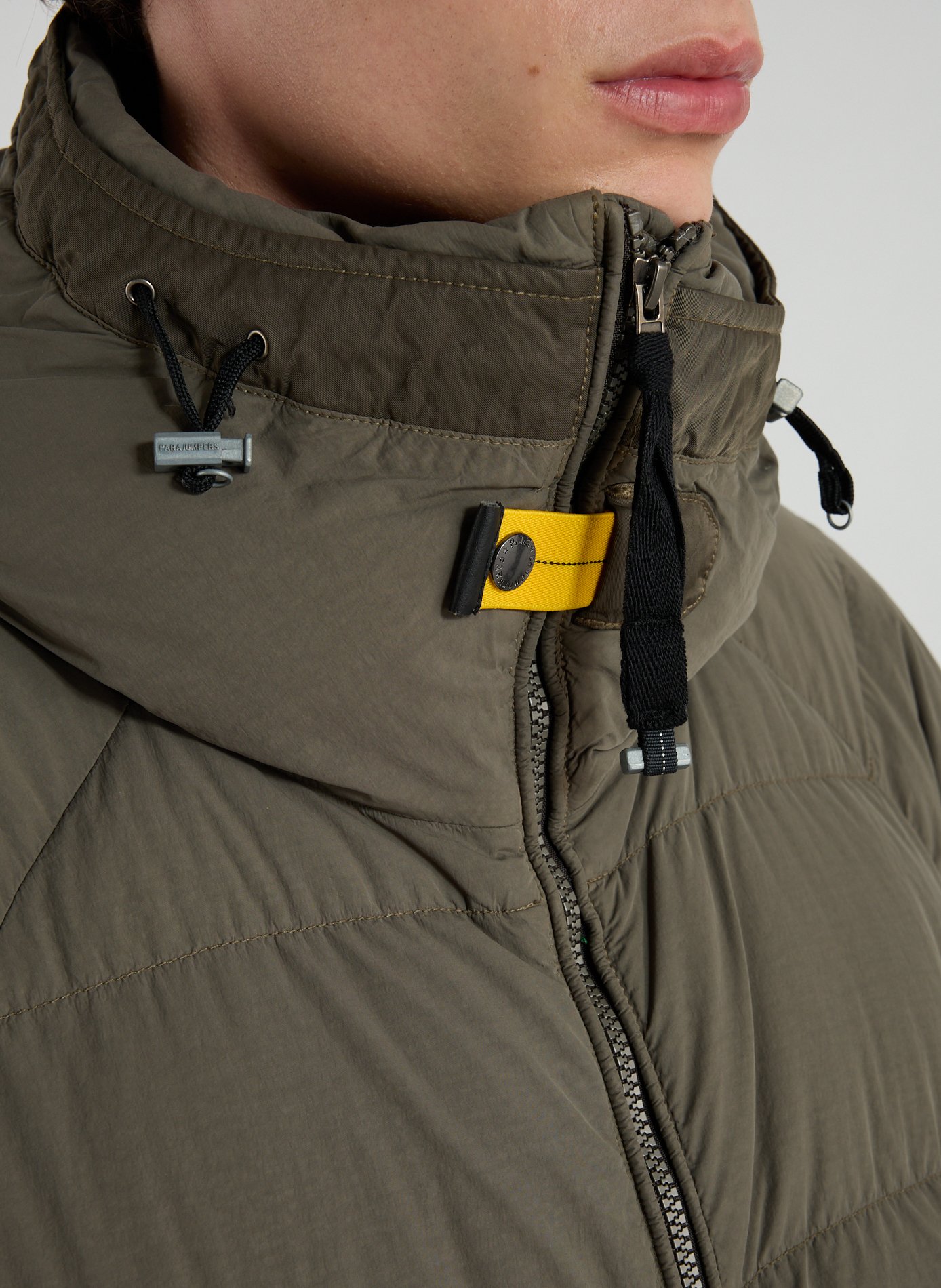 Doudoune matelassée à capuche PARAJUMPERS Gris