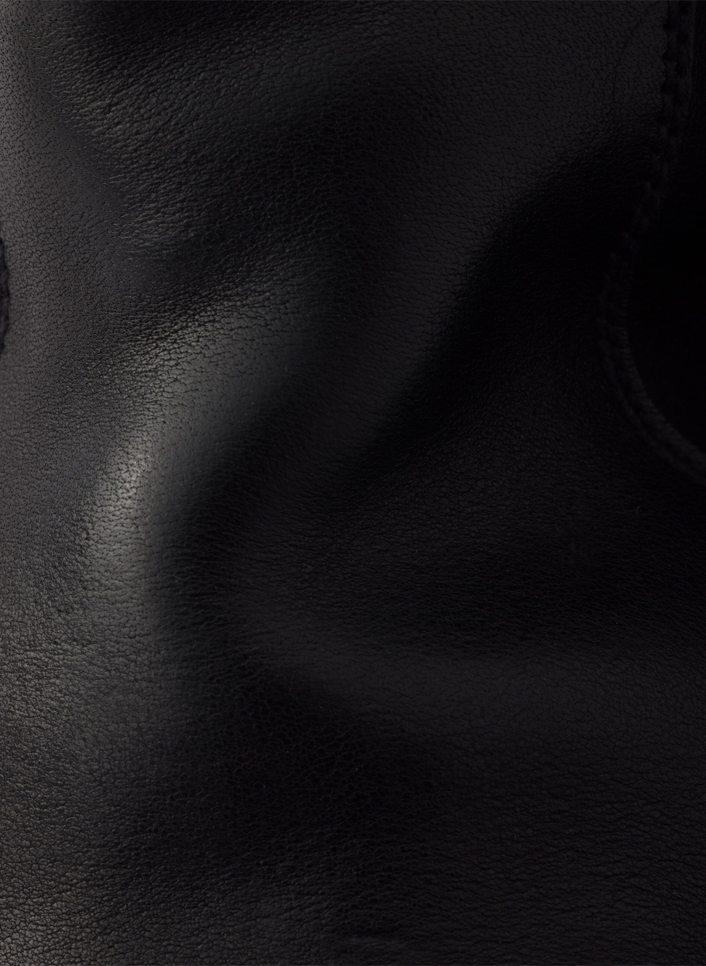 Bottes en cuir avec fermeture à glissière PRADA Noir