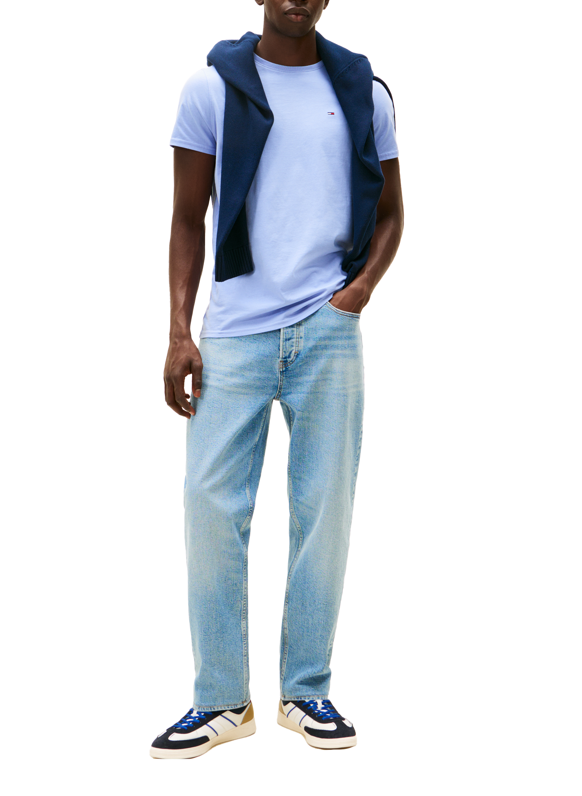 Classic Cotton T-Shirt TOMMY HILFIGER Blue