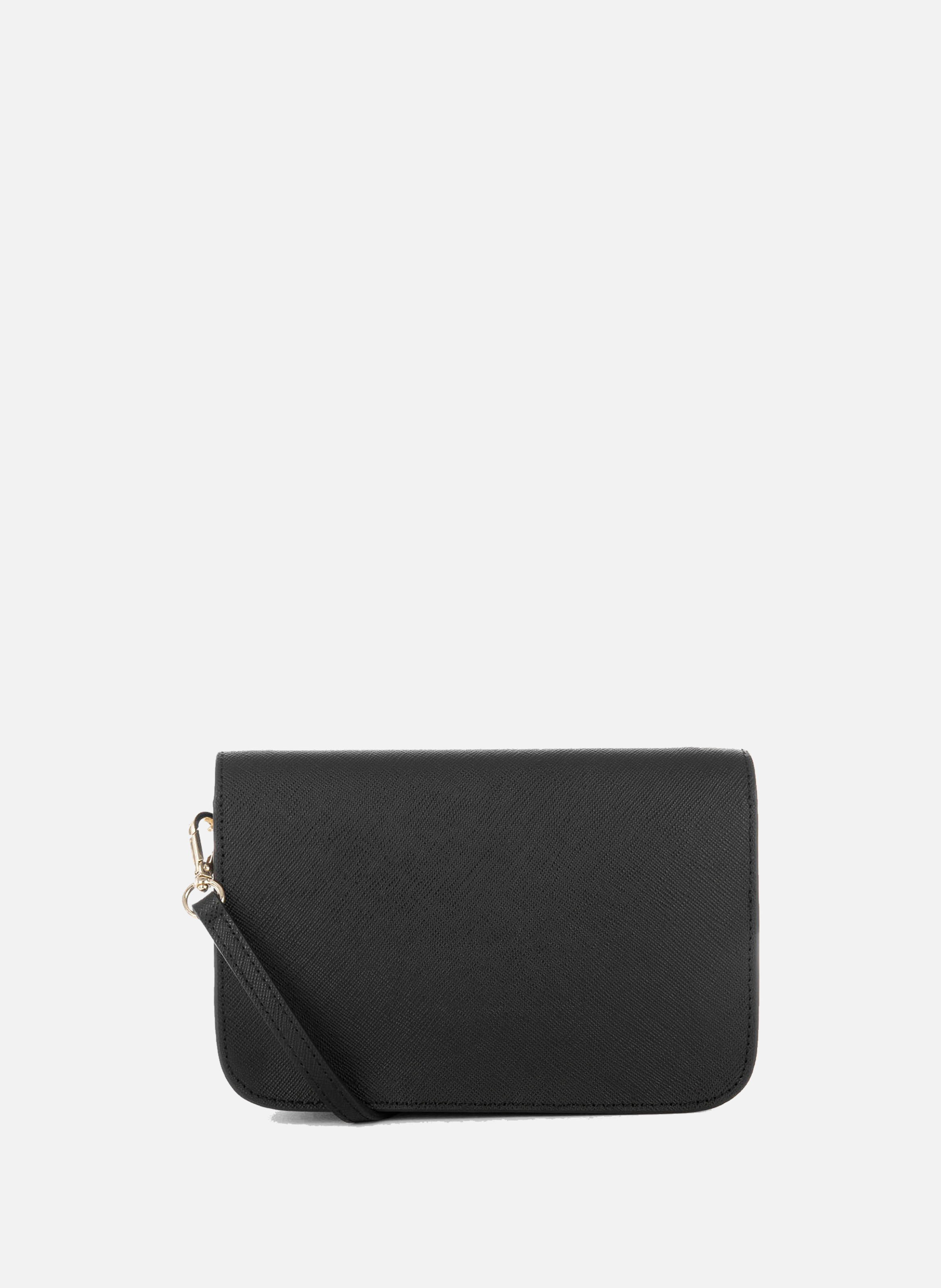 Petit sac trotteur - saffiano signature LANCASTER Noir