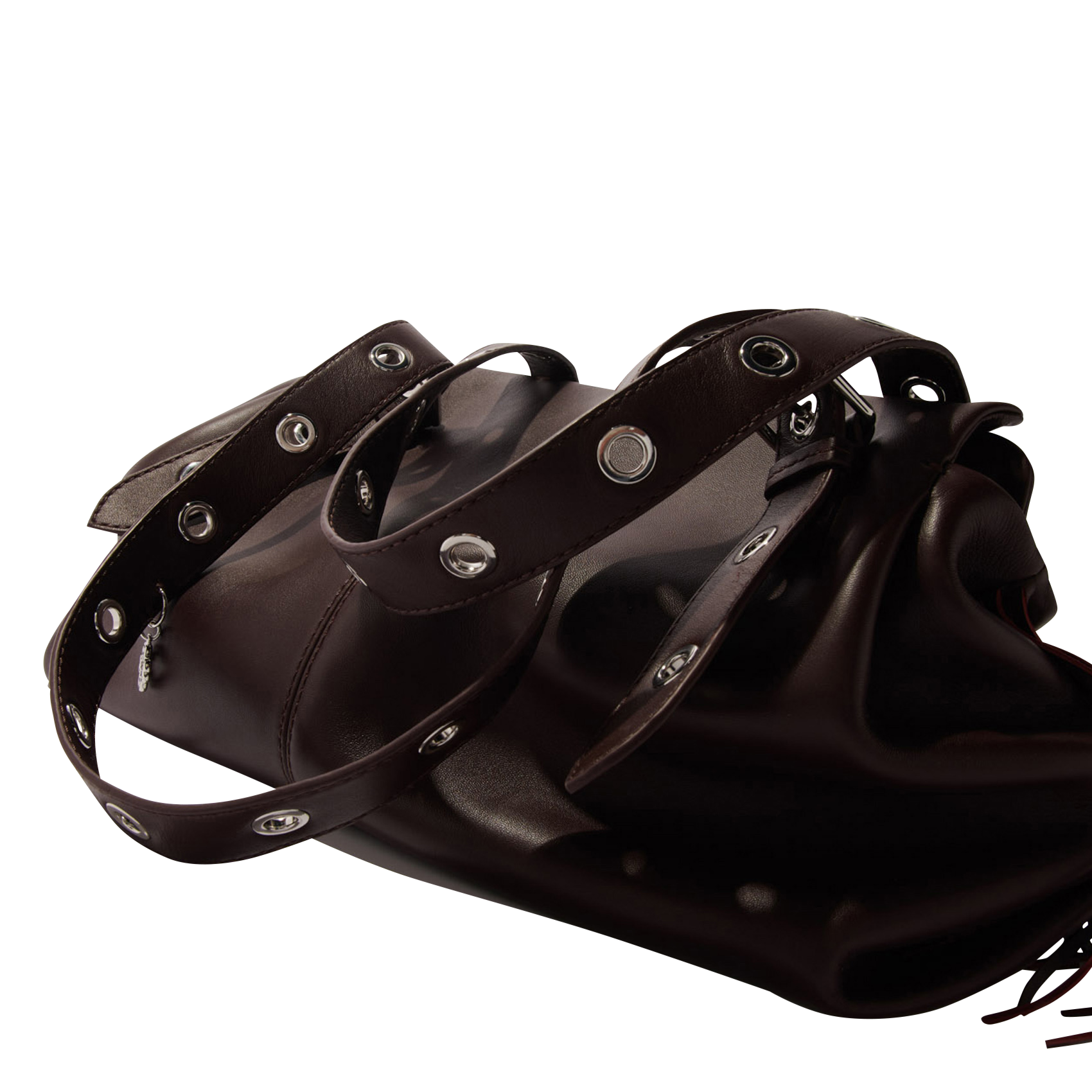 Grand sac shopping en cuir miss m xl MAJE Rouge