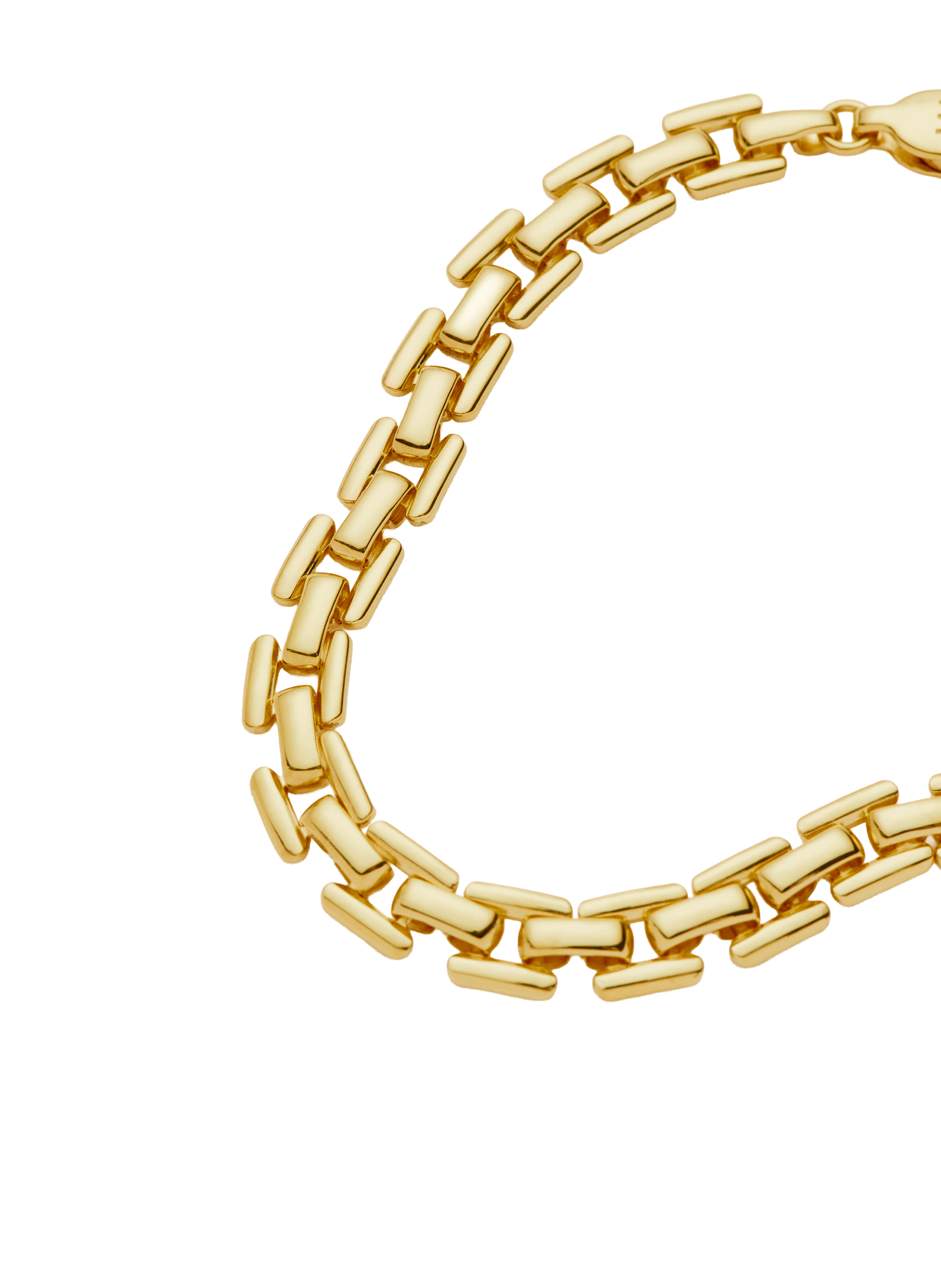 Bracelet en laiton et plaqué or MISSOMA Doré