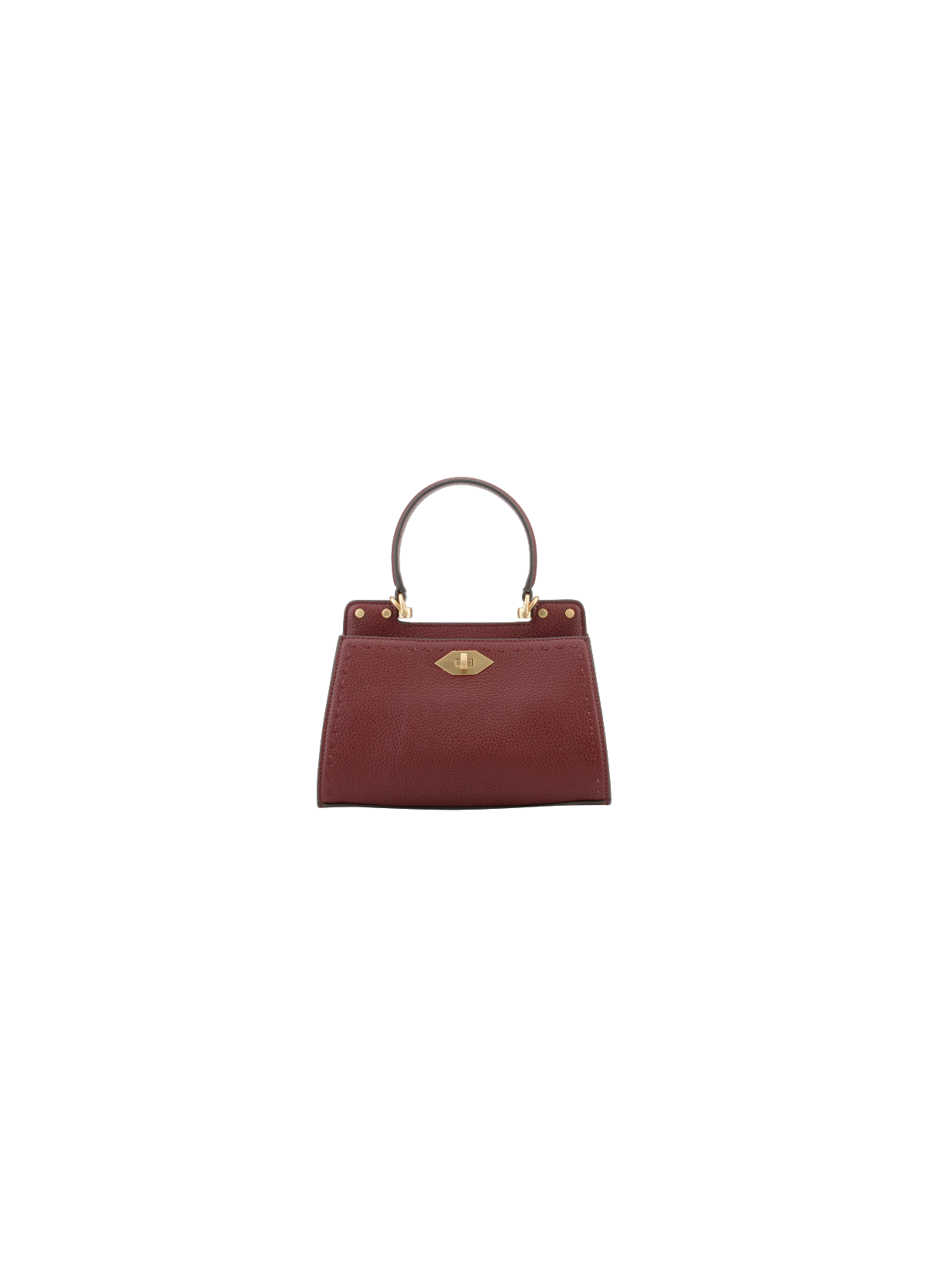 Trianon | sac porté main pm POURCHET Rouge