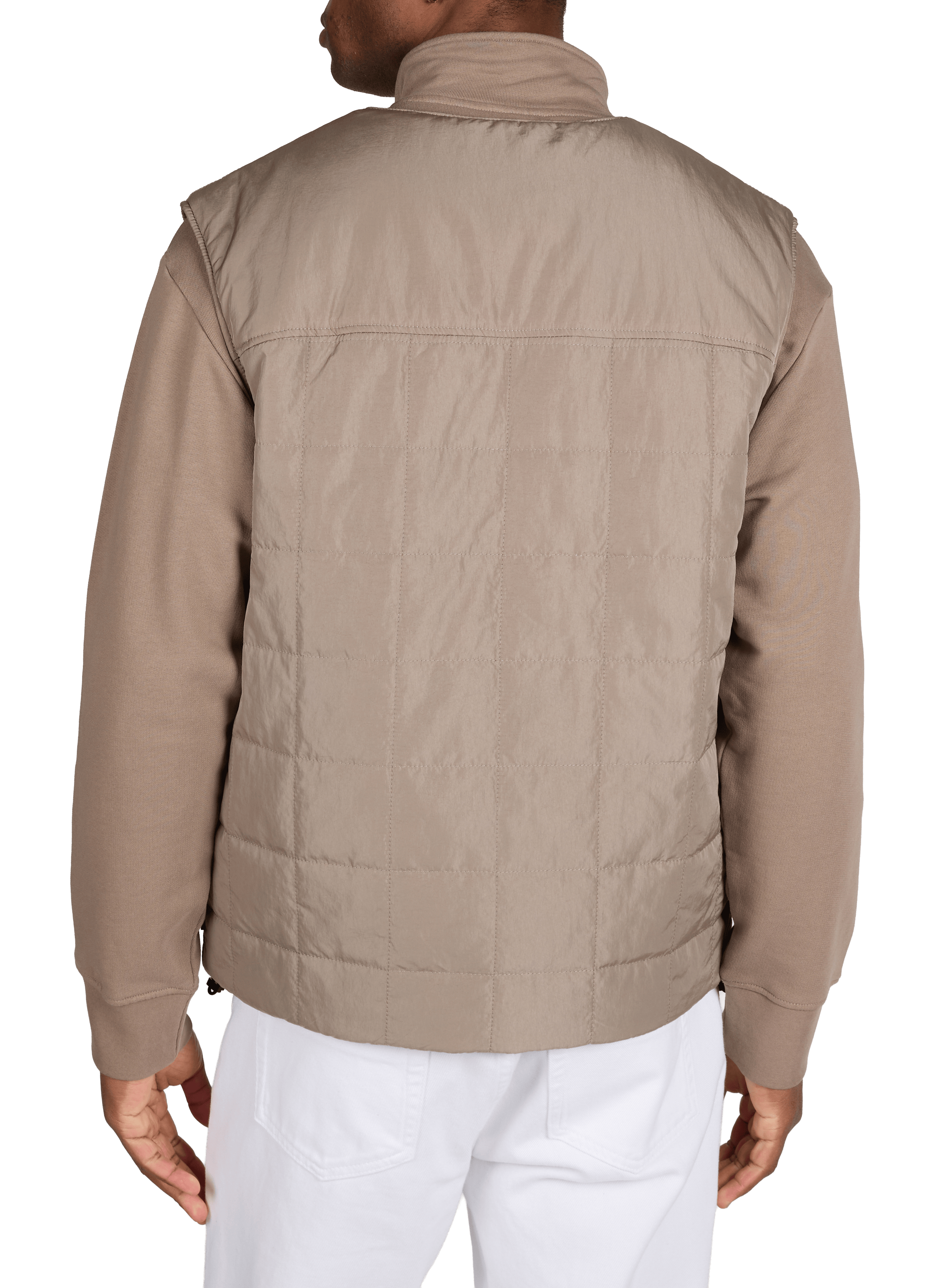 Quilted gilet ARMANI EXCHANGE Brown