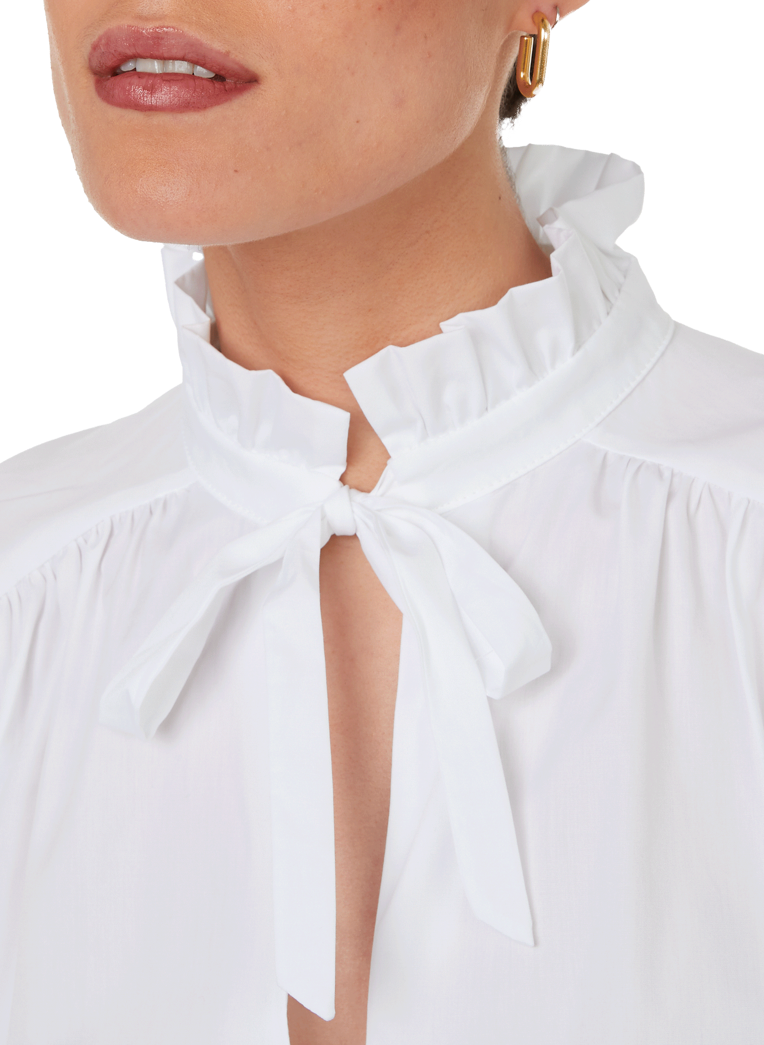 Castiglione loose-fit cotton poplin shirt FÊTE IMPÉRIALE White