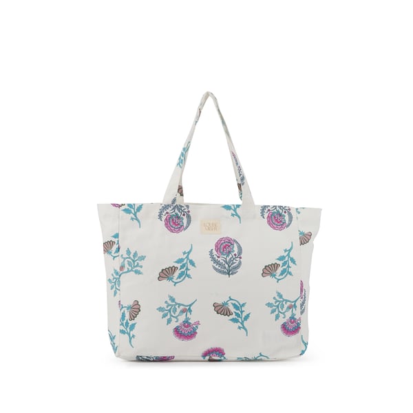 Tote Bag Beverly imprimé en coton Tote Bag Beverly imprimé en coton