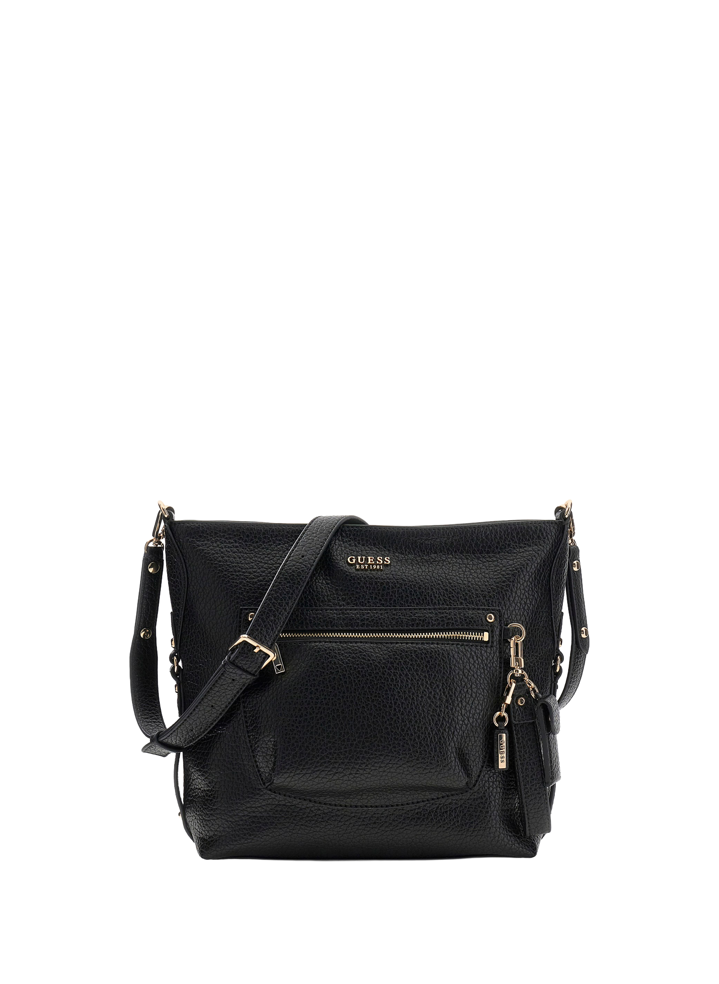 Crossbody bag with pockets GUESS Black