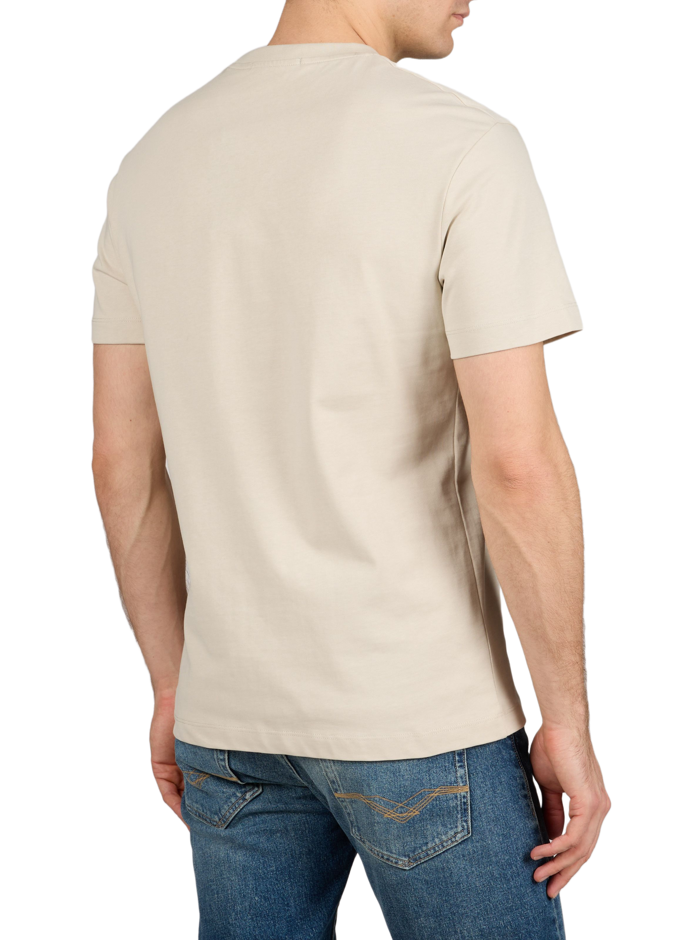 T-shirt en coton REPLAY Beige