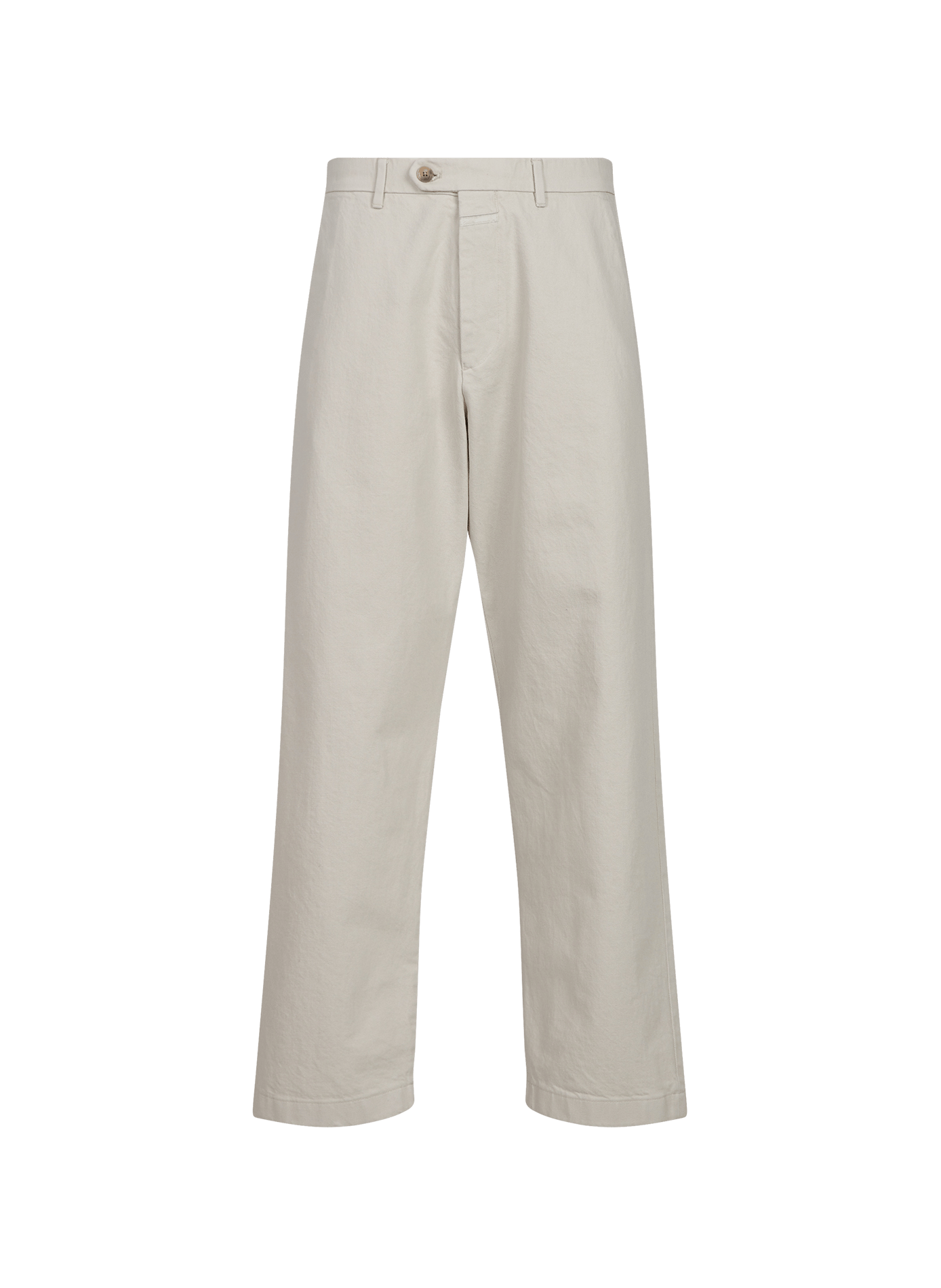 Straight cotton trousers CLOSED Grey