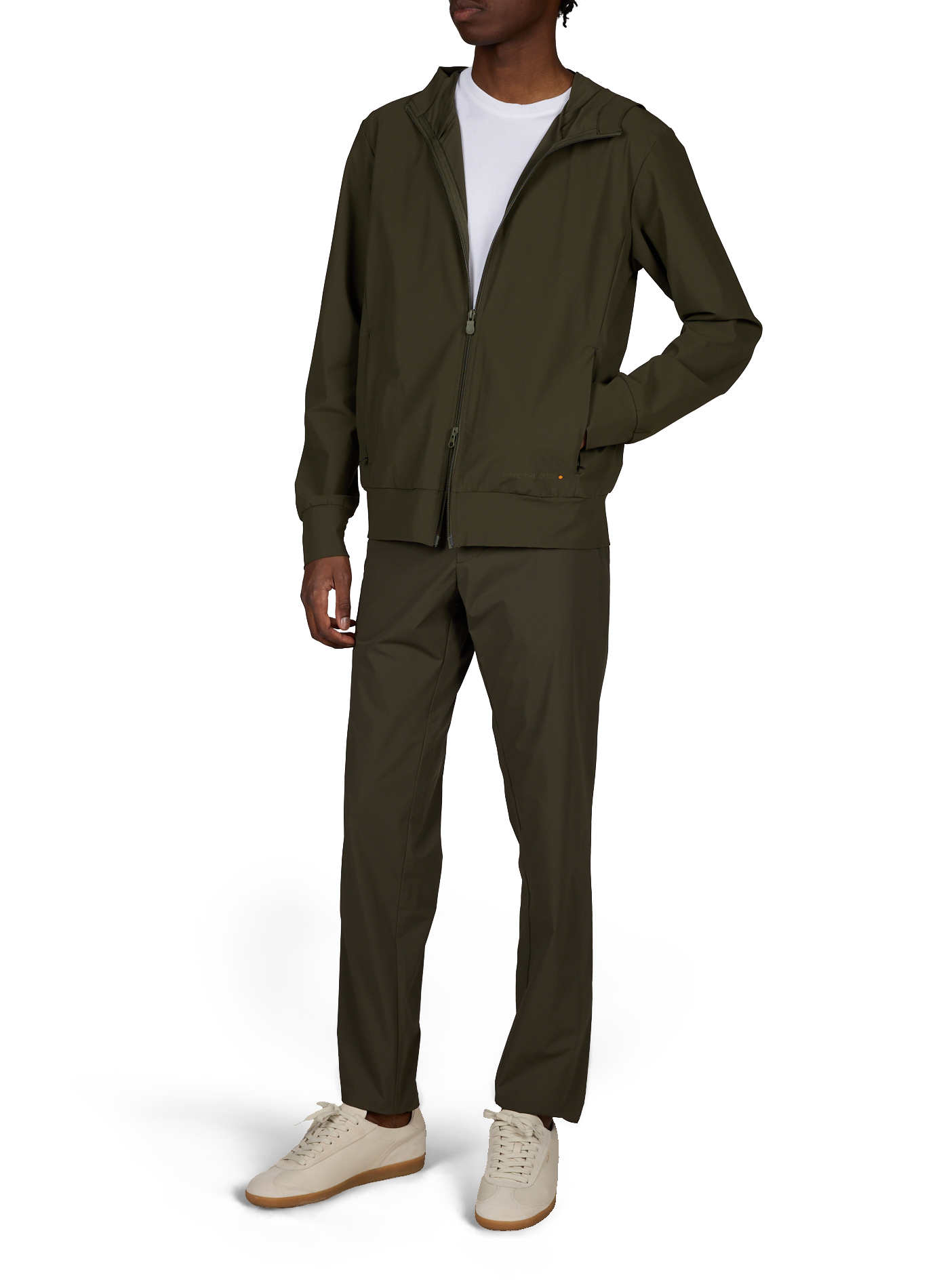 Blouson FYI à capuche SAVE THE DUCK Kaki