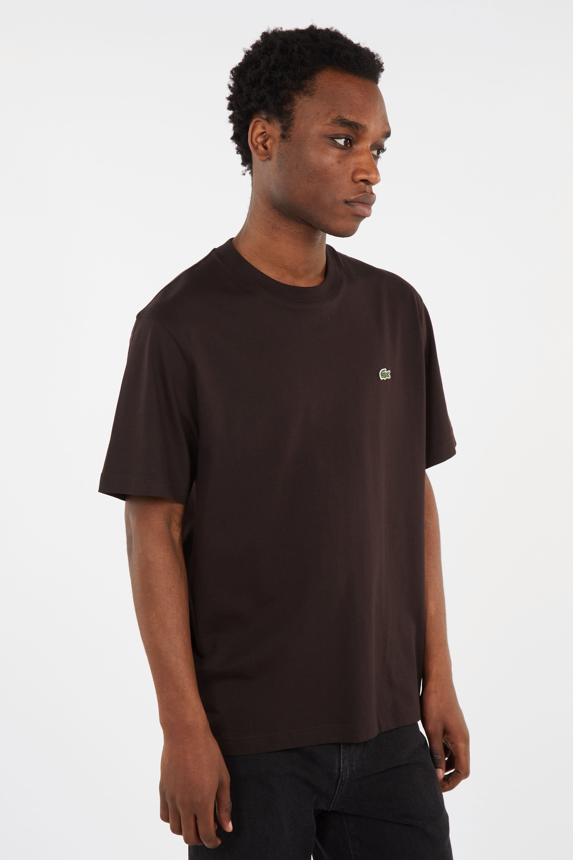 T-shirt LACOSTE Marron