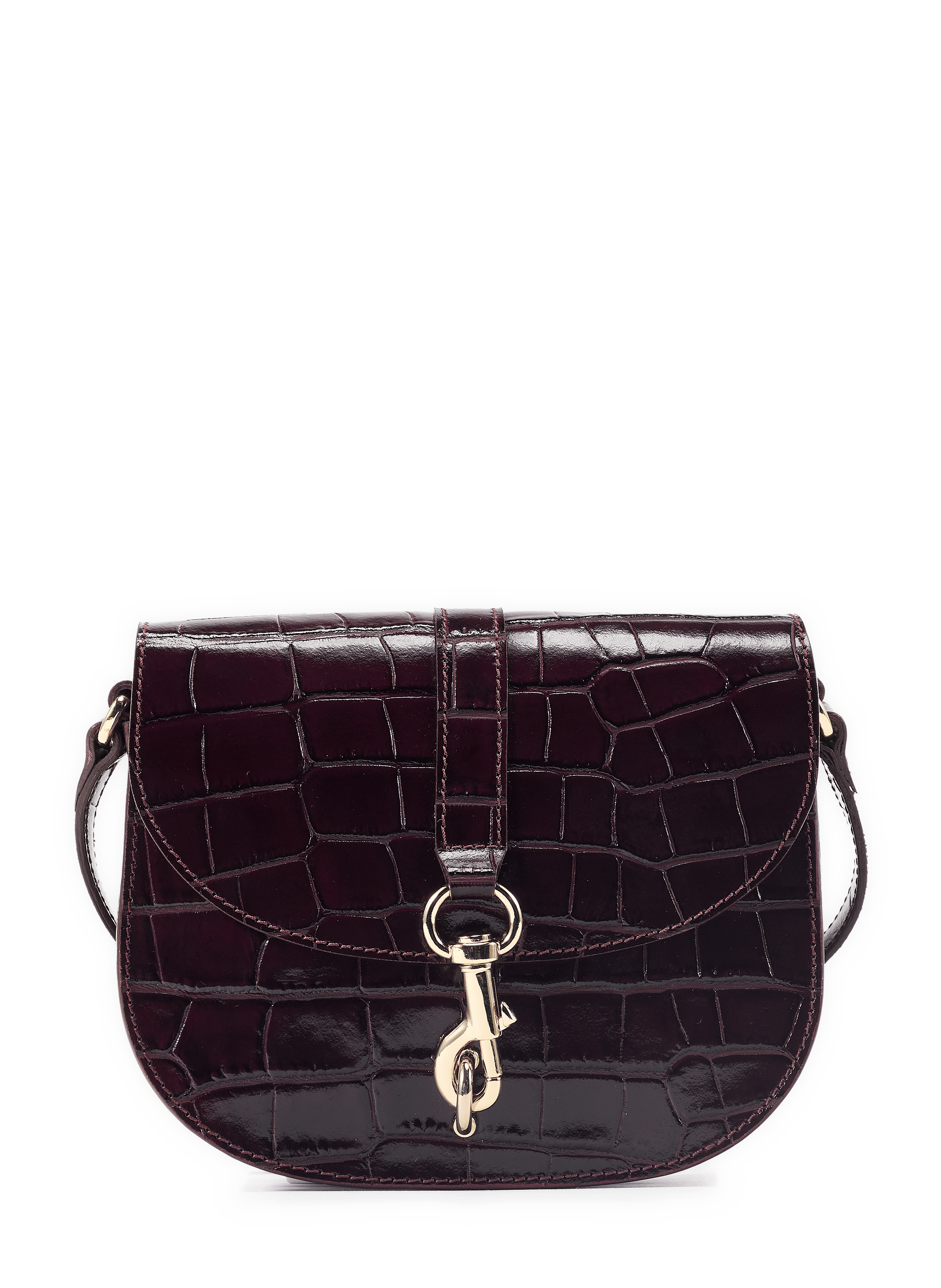 Leather shoulder bag IDYS Bordeaux