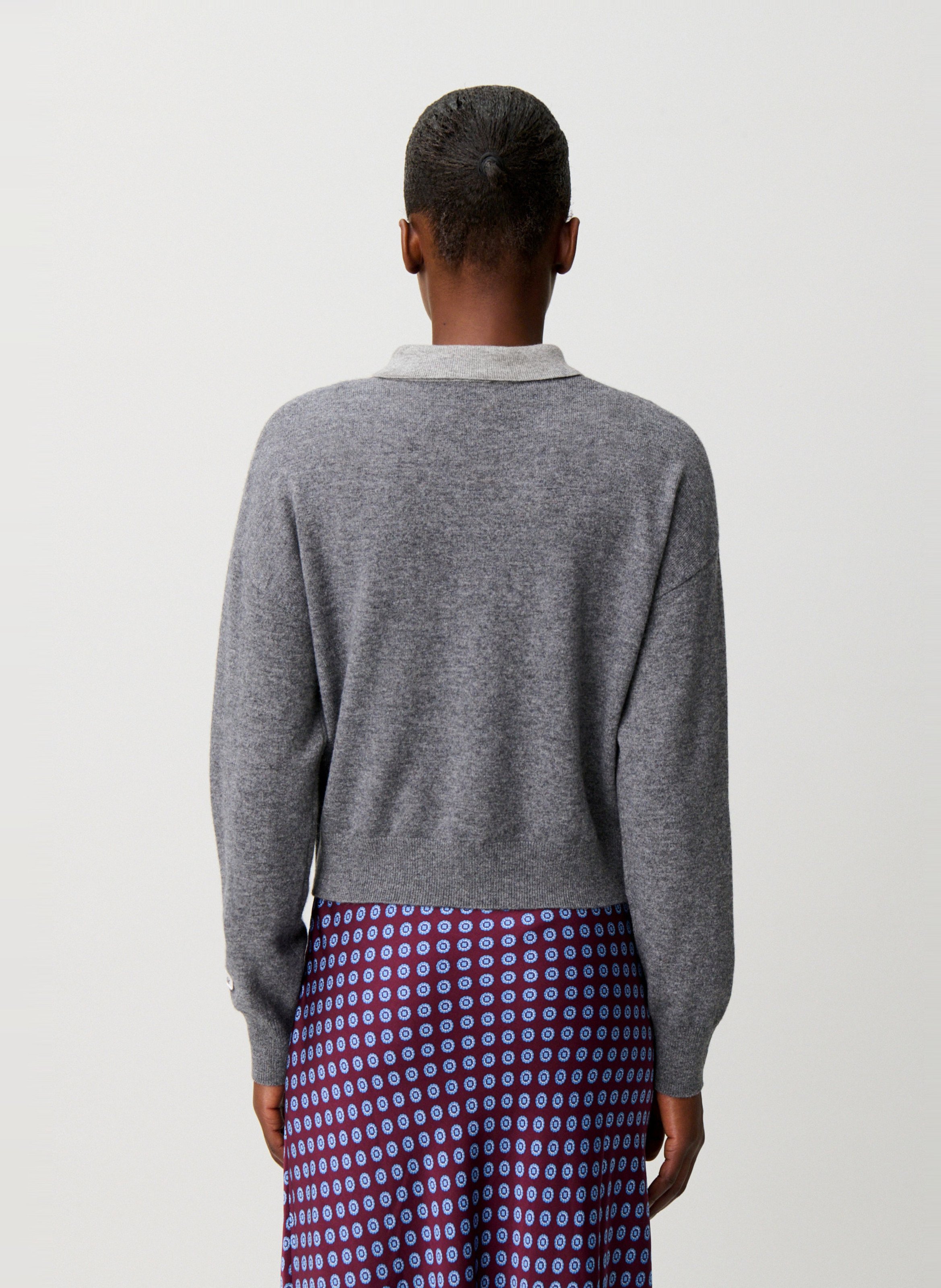Pull oversize en laine CLAUDIE PIERLOT Gris