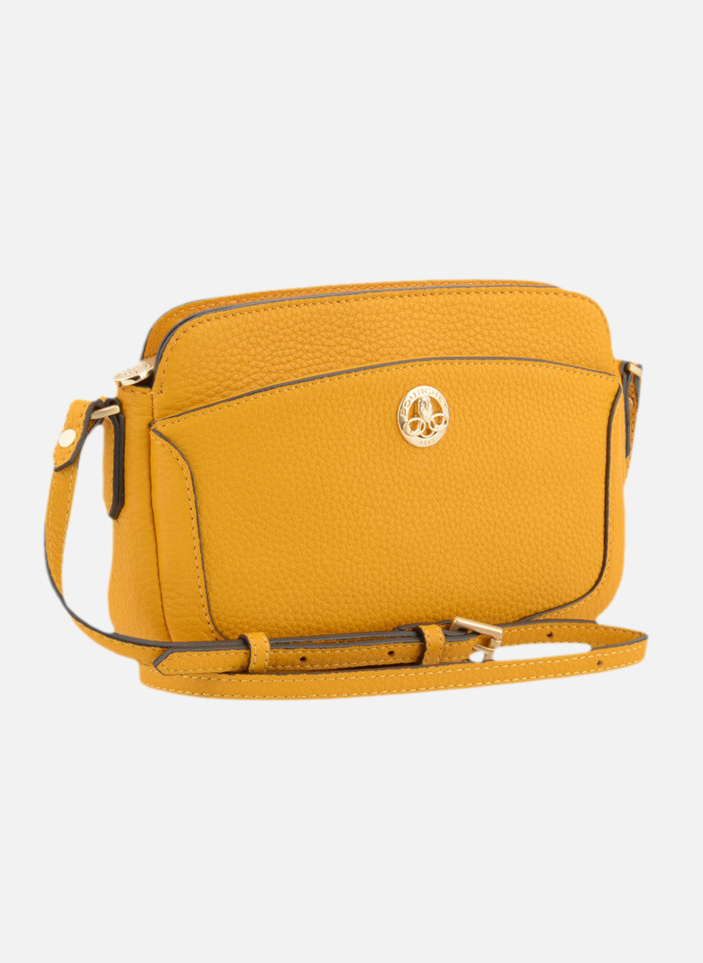 Image | sac cabas en cuir de vachette POURCHET Jaune