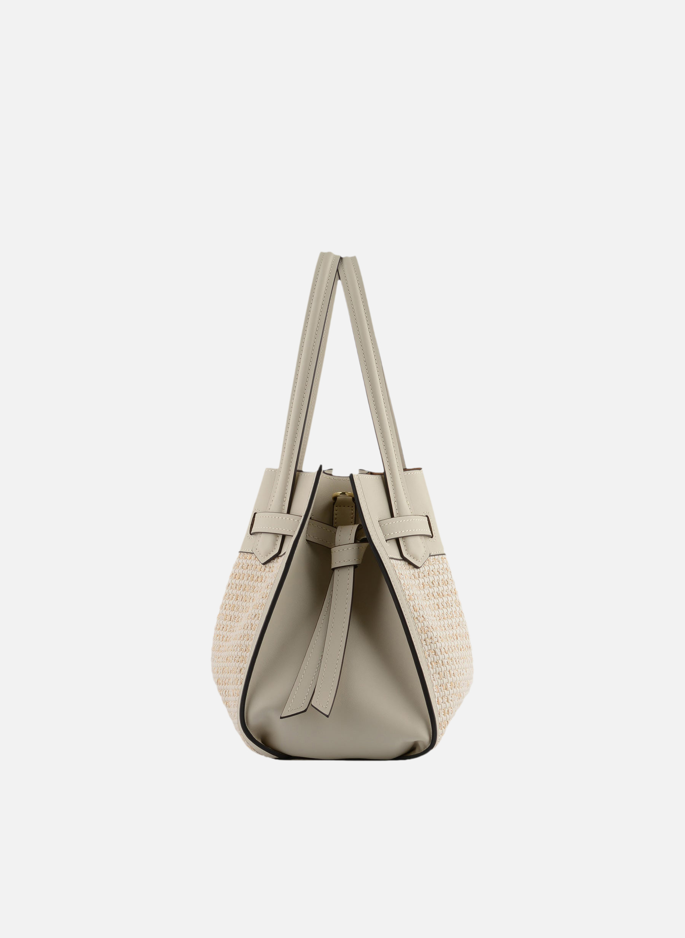 Blossom tressé | sac à main POURCHET Beige