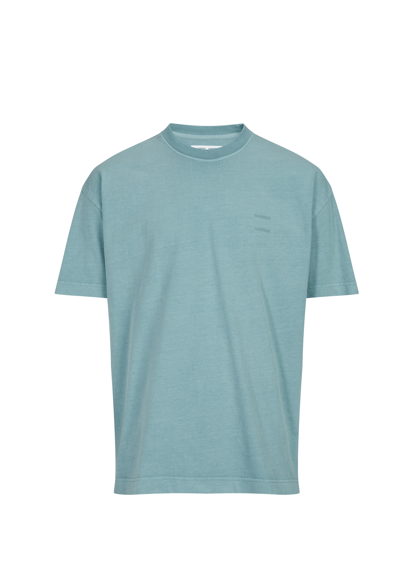 Sajoel logo cotton T-shirt SAMSOE SAMSOE Blue
