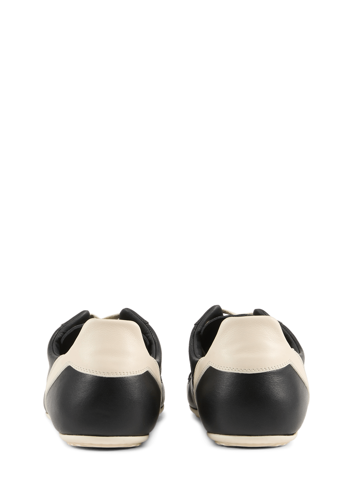 Baskets plates en cuir RICK OWENS Noir