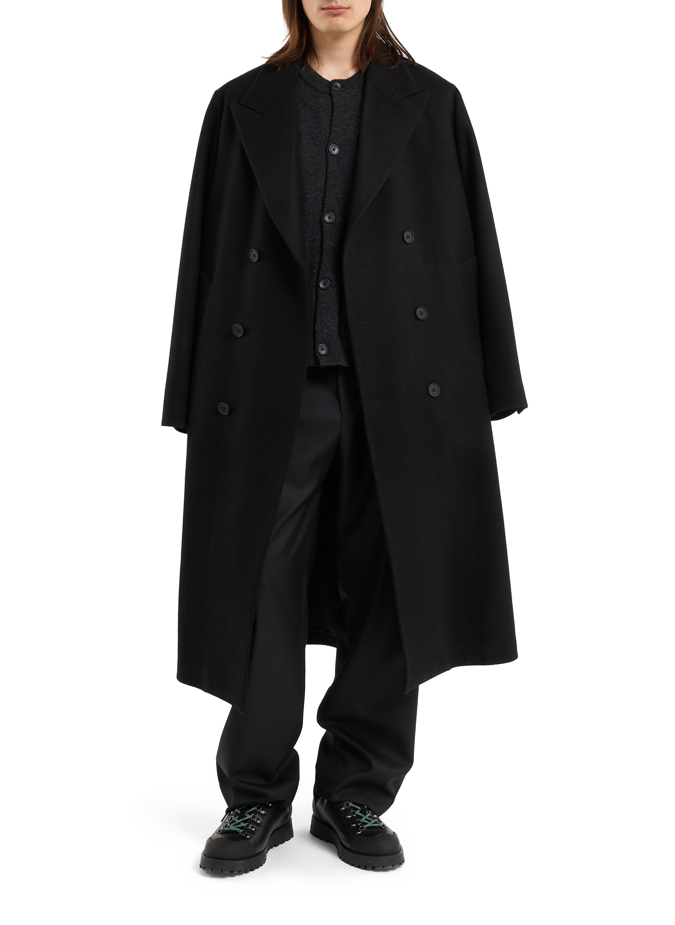 Cropped wool trousers SAISON 1865 Black
