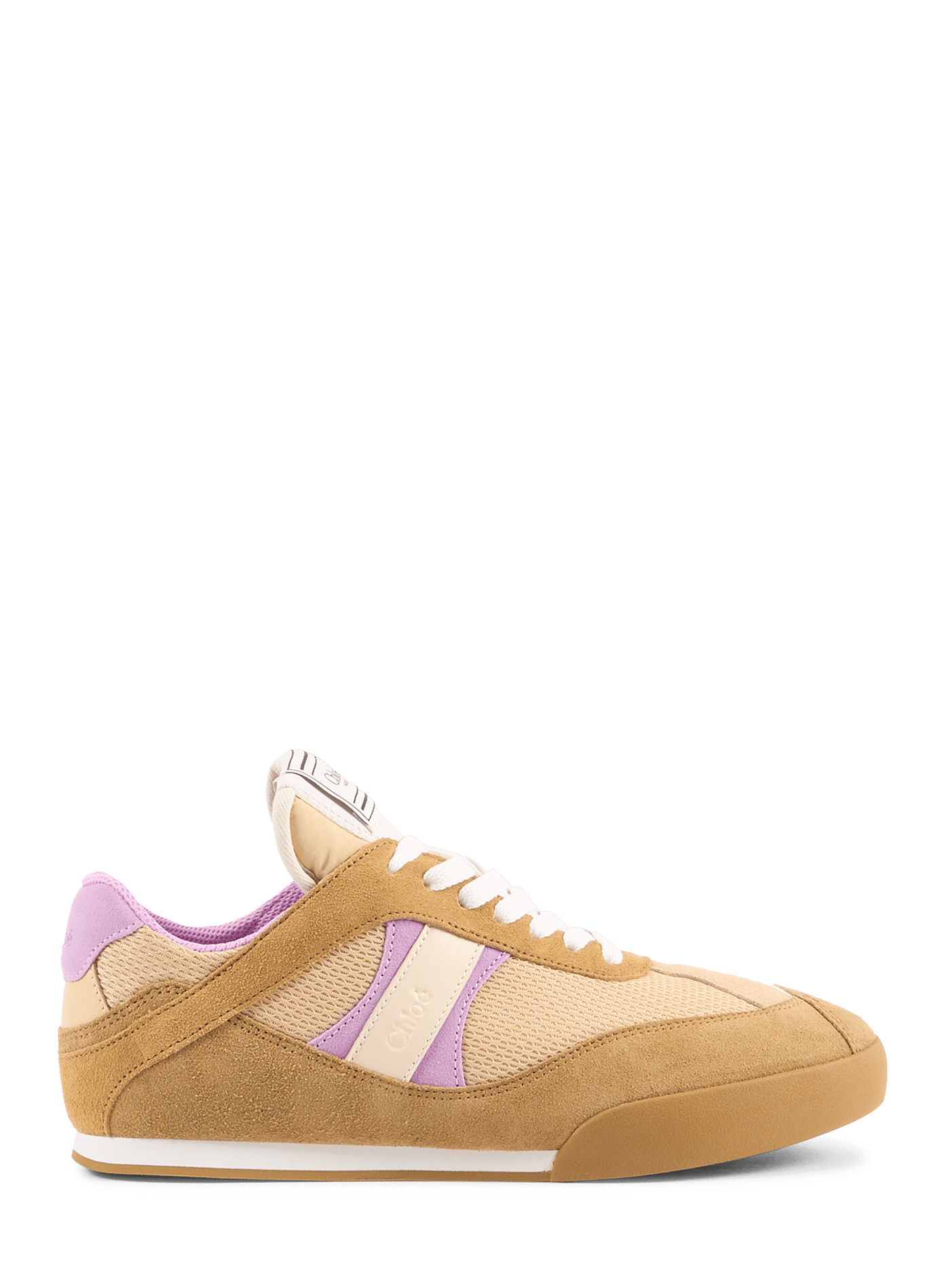 Leather sneakers CHLOÉ Beige